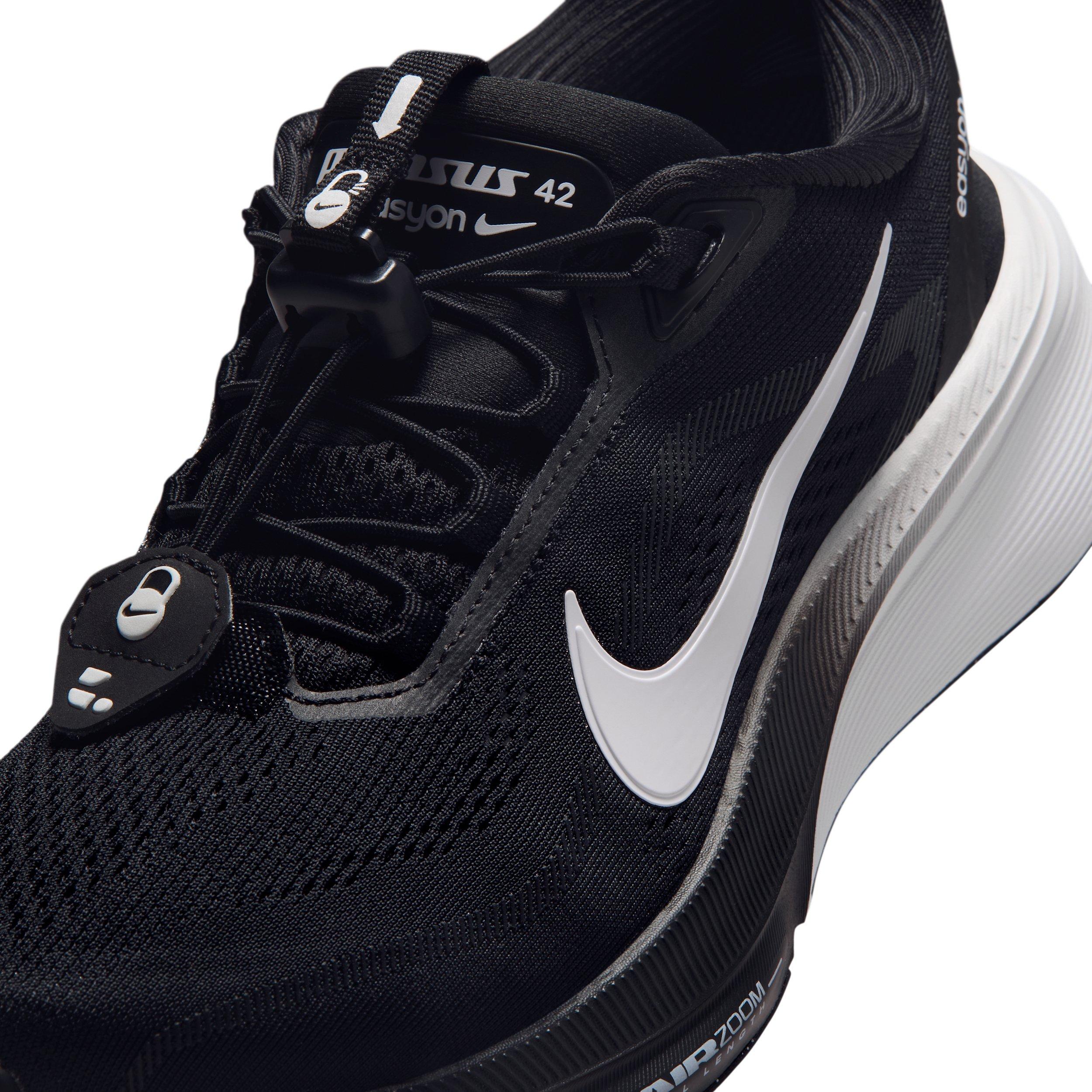 Nike Pegasus 42 EasyOn "Black/Dark Smoke Grey/White" Women's Running Shoe - BLACK/DK GREY/WHITE Thumbnail View 7