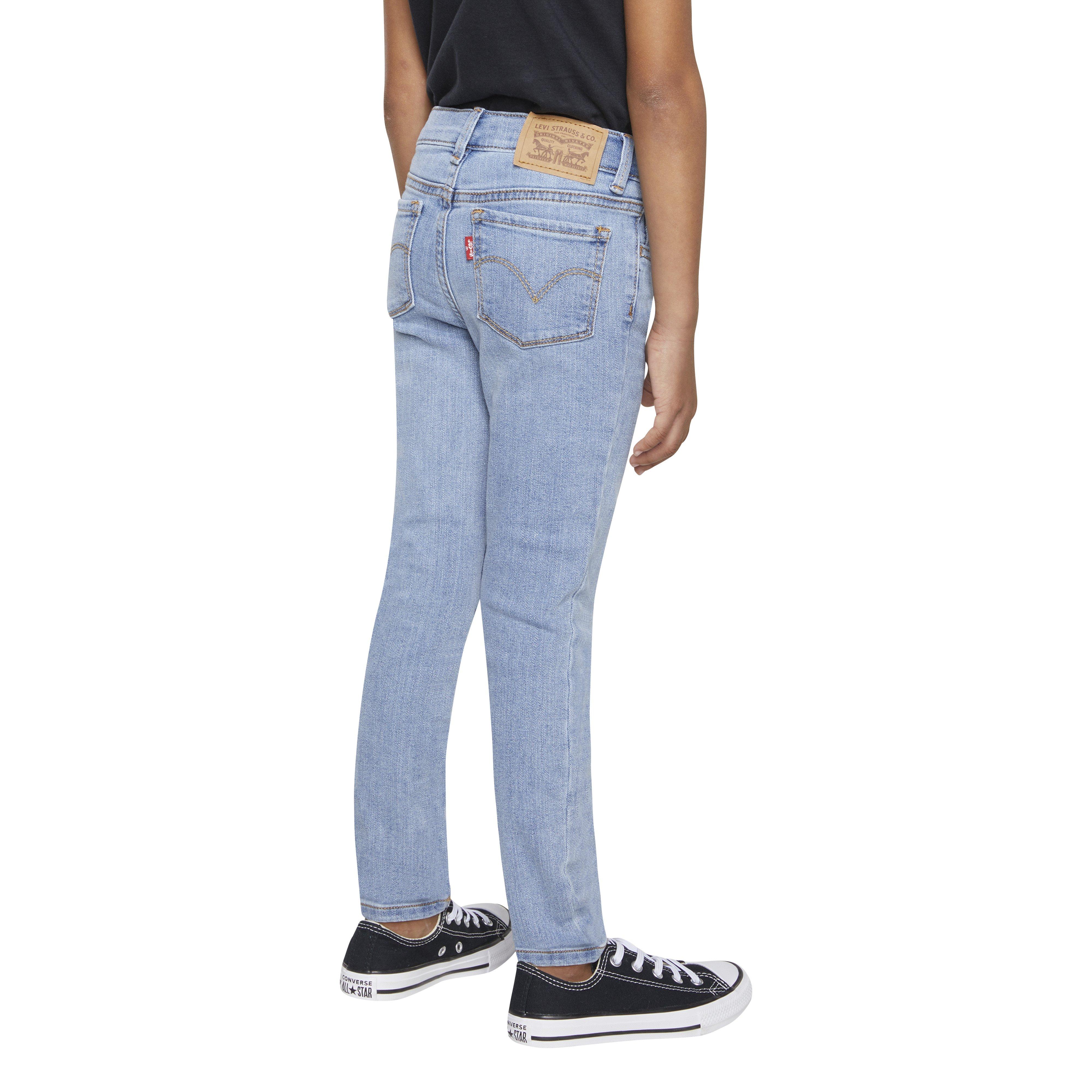 Levi's 710 Super Skinny Fit Slim Little Girls' Light Blue Wash Denim Jeans