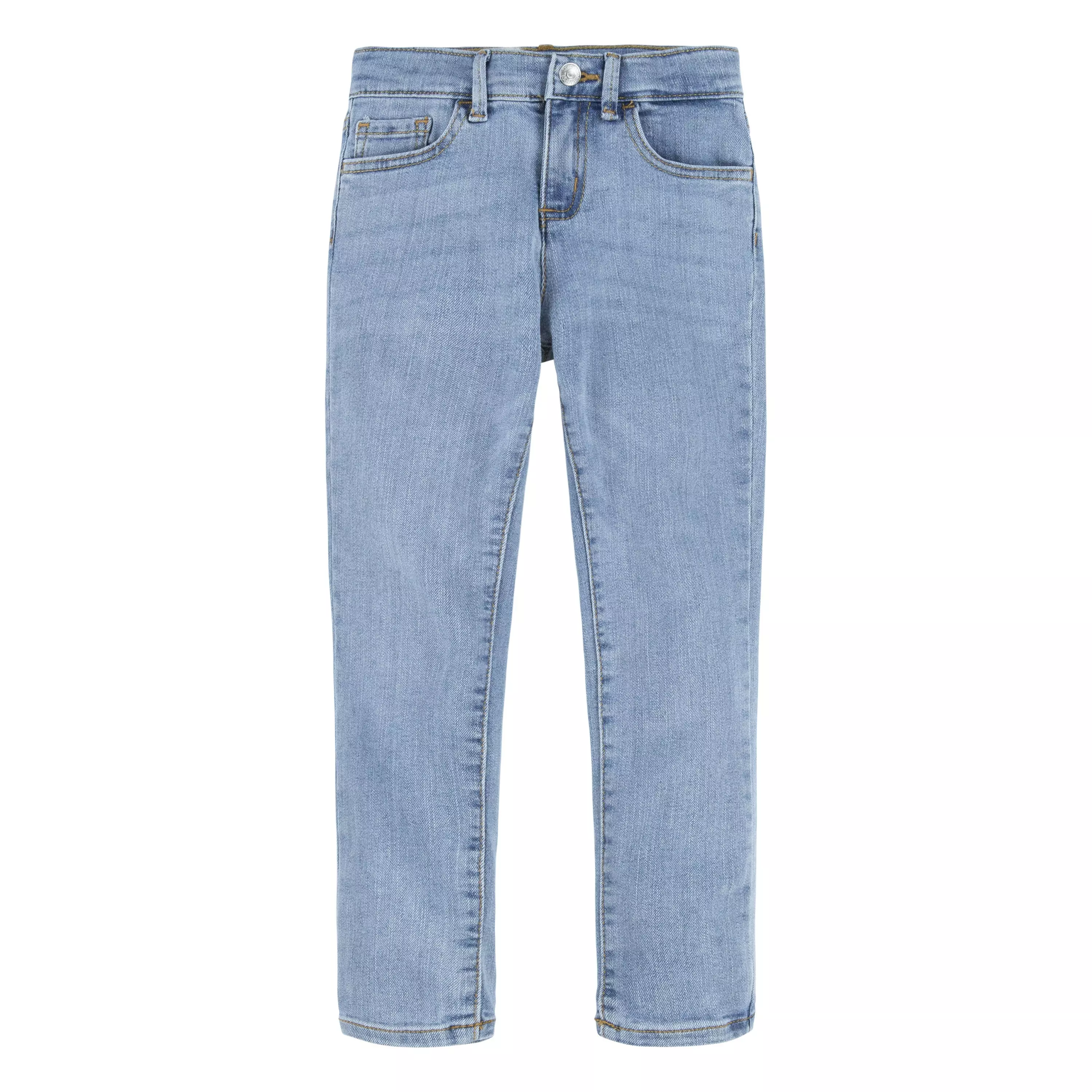 Levi's Little Girls' 710 Super Skinny Fit Slim Light Blue Wash Denim Jeans - LIGHT BLUE