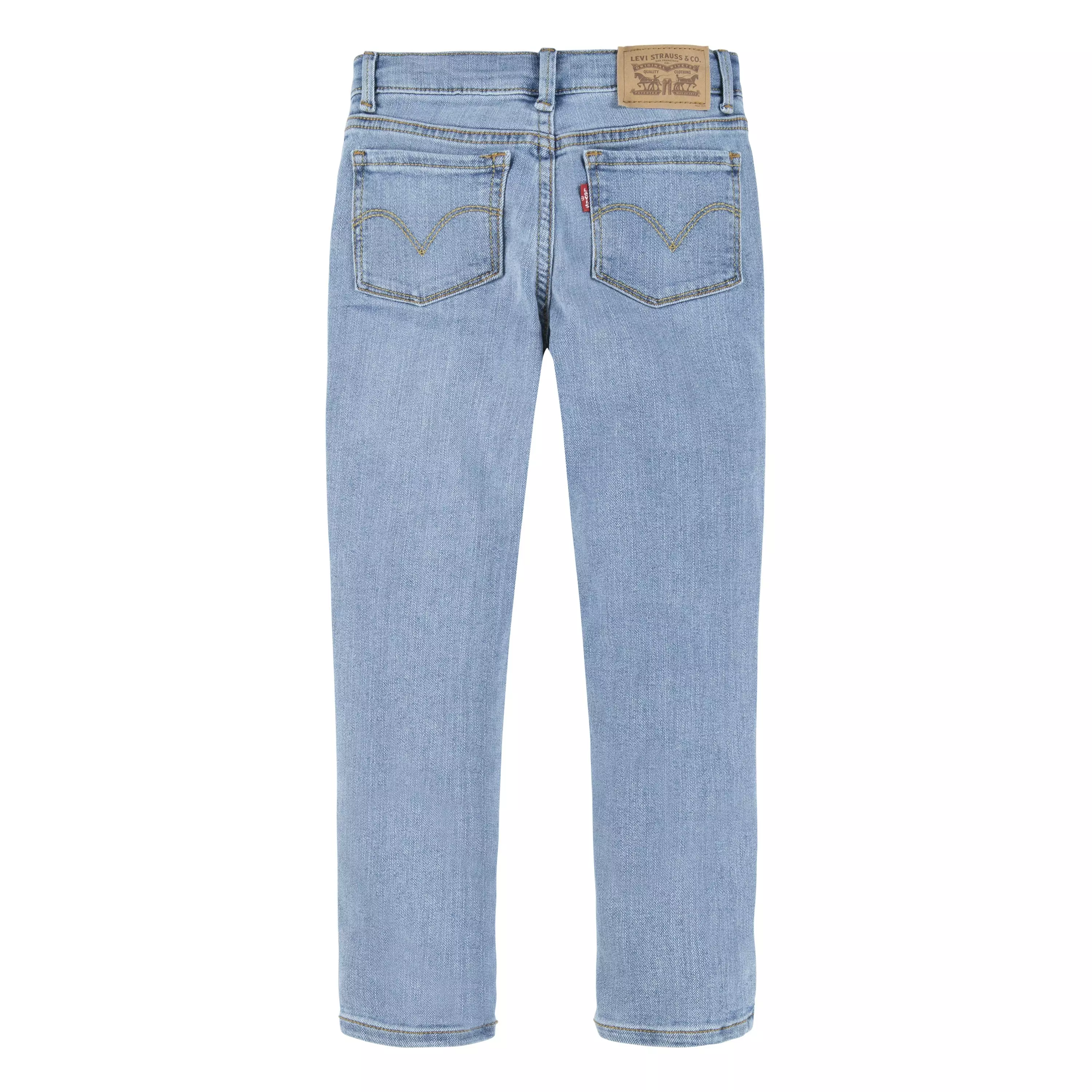 Levi's Little Girls' 710 Super Skinny Fit Slim Light Blue Wash Denim Jeans - LIGHT BLUE