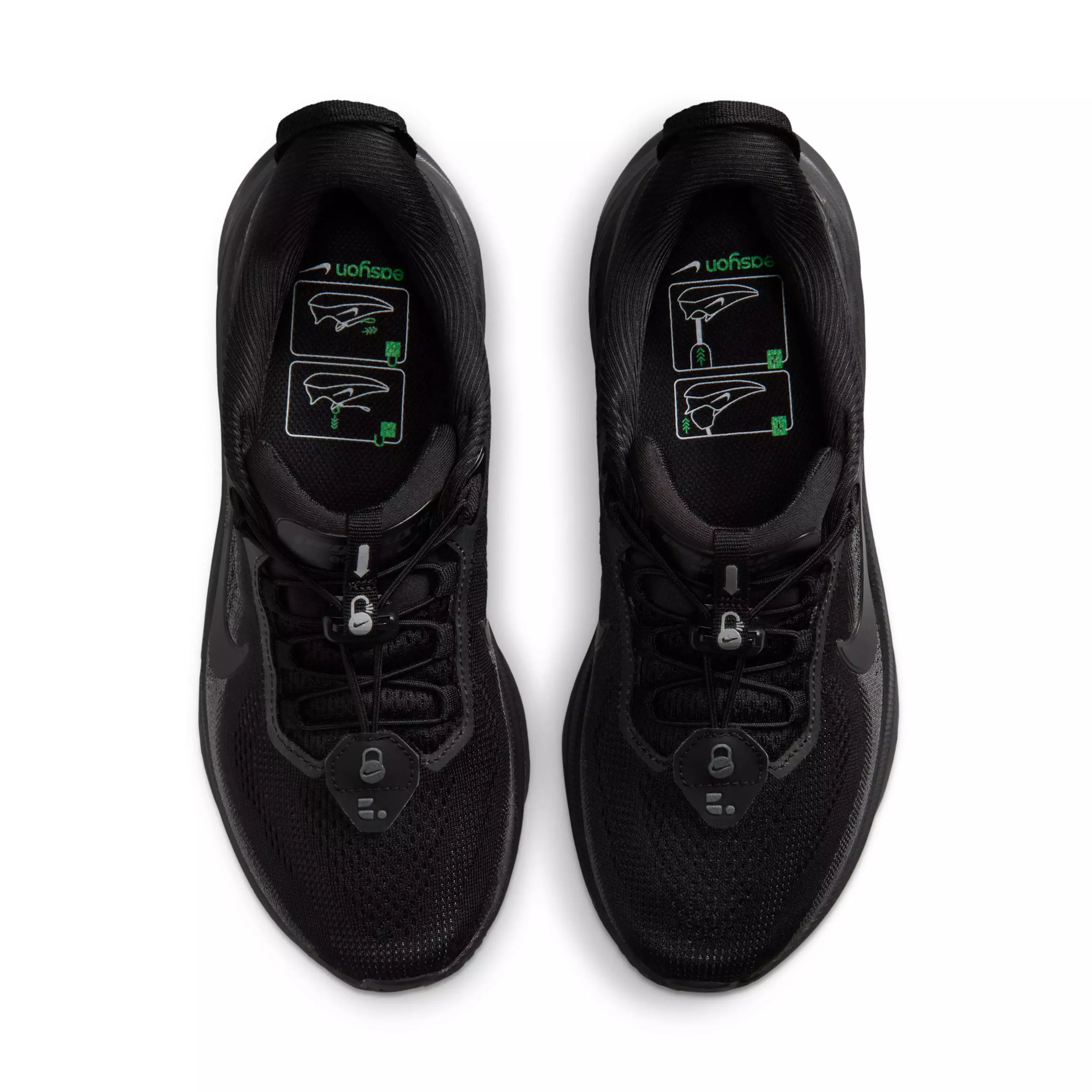 Nike Pegasus 42 EasyOn "Black/Anthracite/Black" Women's Running Shoe - BLACK/ANTHRACITE/BLACK