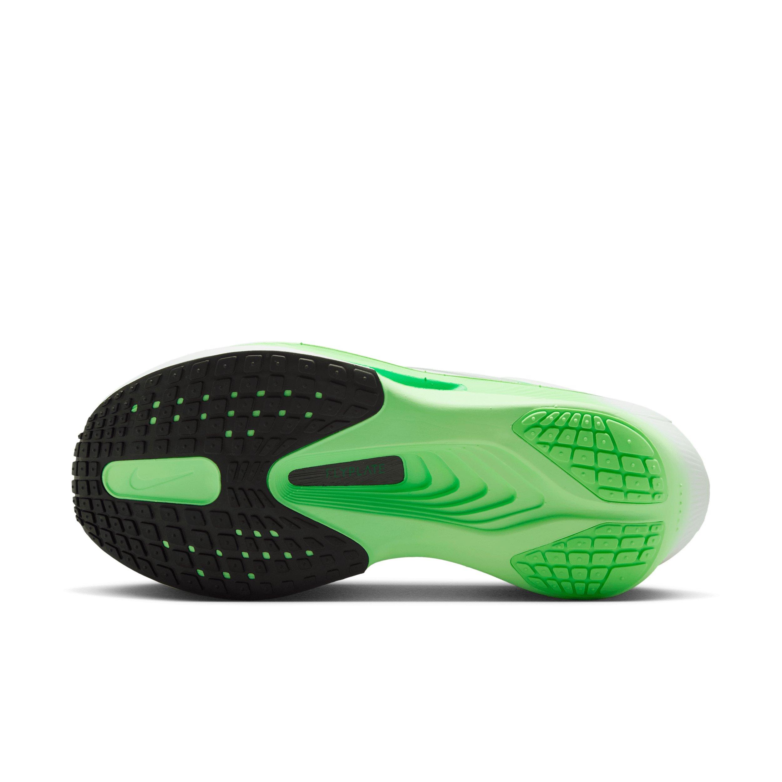 Nike Zoom Fly 6 "White/Illusion Green/Green Spark/Metallic Silver" Women's Running Shoe - WHITE/GREEN/GREEN/SILVER Thumbnail View 6