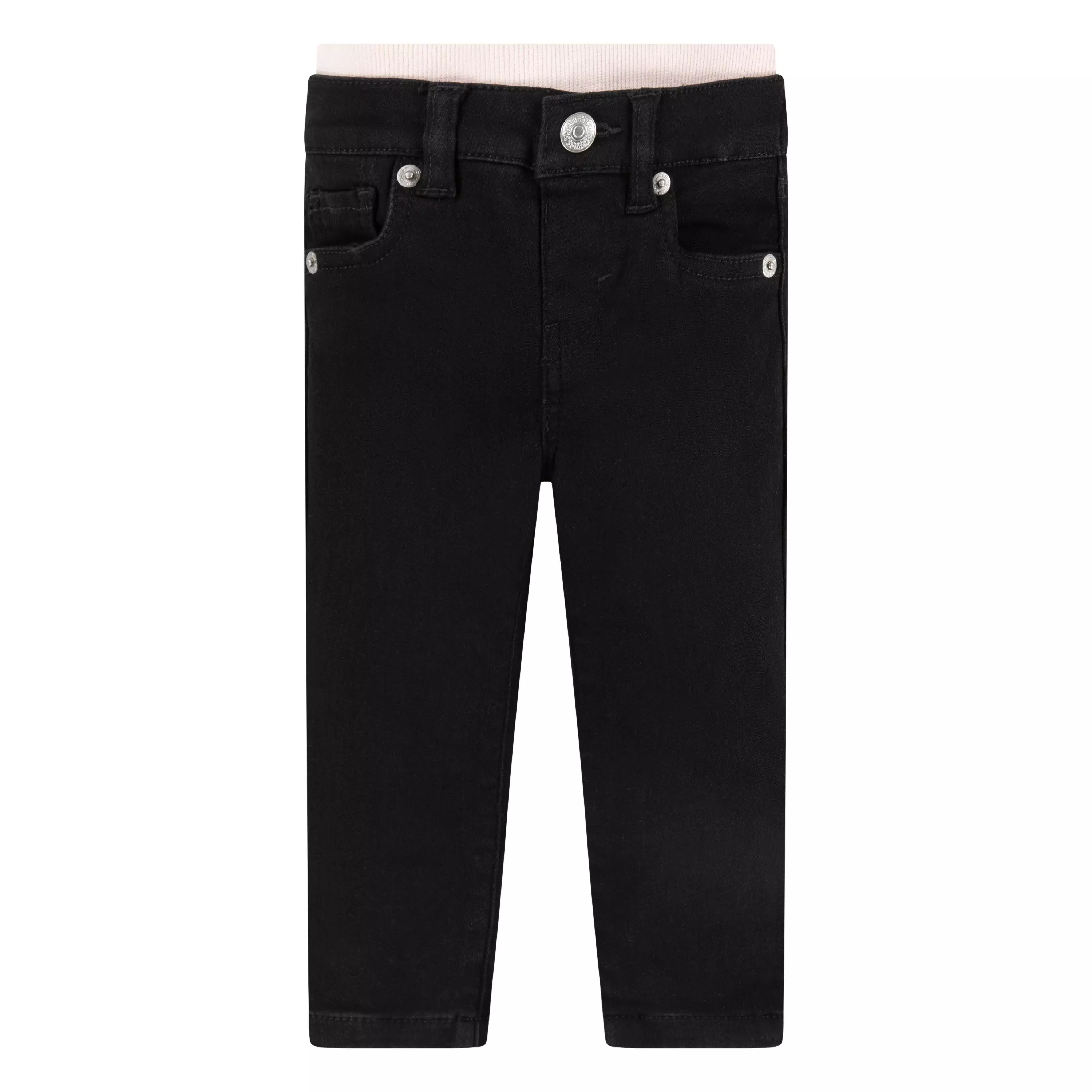 Levi's Infant Girls' Brandi Skinny Fit Murphy Black Wash Denim Jeans - BLACK