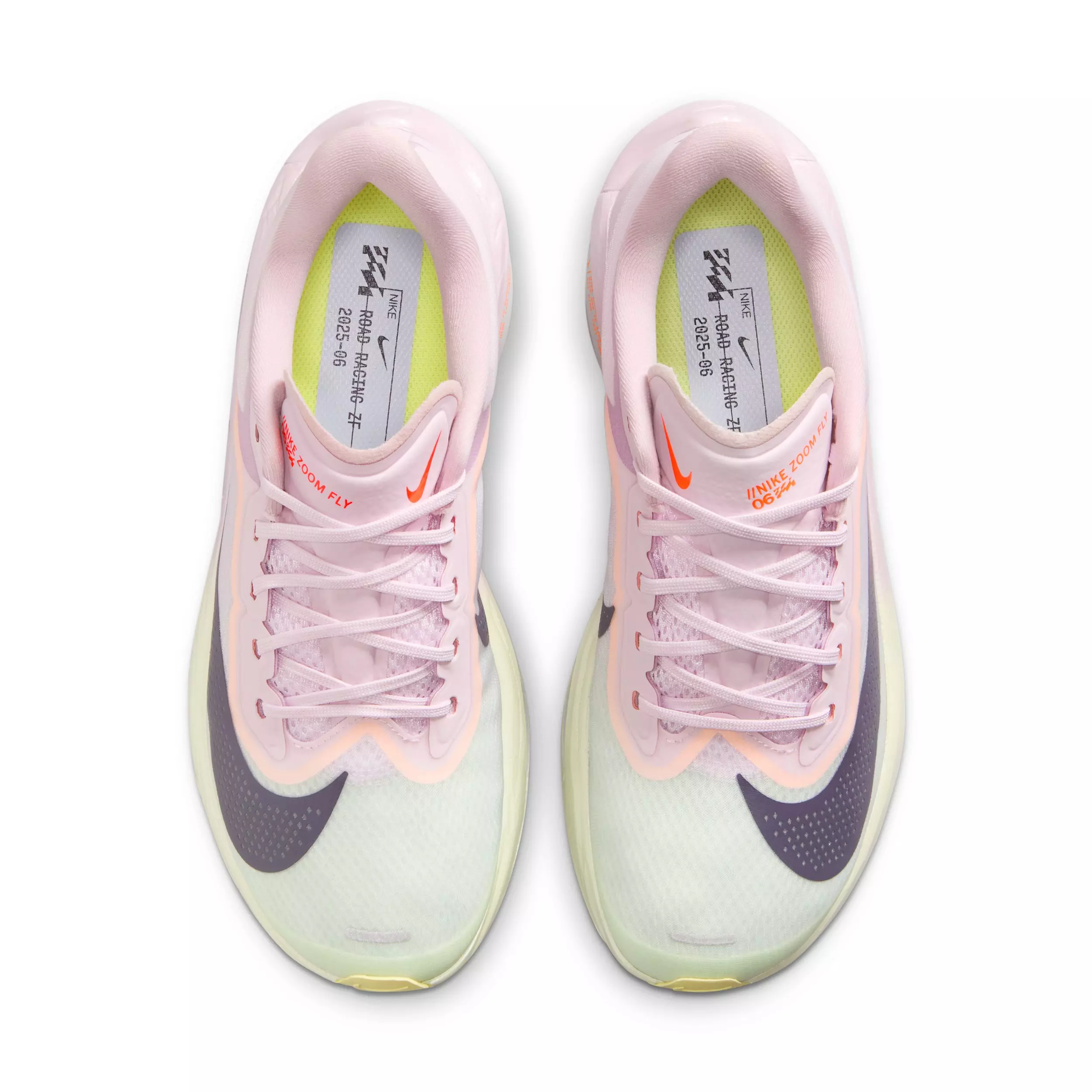 Nike Zoom Fly 6 "Bleached Lilac/Volt Tint/Hyper Crimson/Purple Dynasty" Women's Running Shoe - LILAC/VOLT/CRIMSON/PURPLE