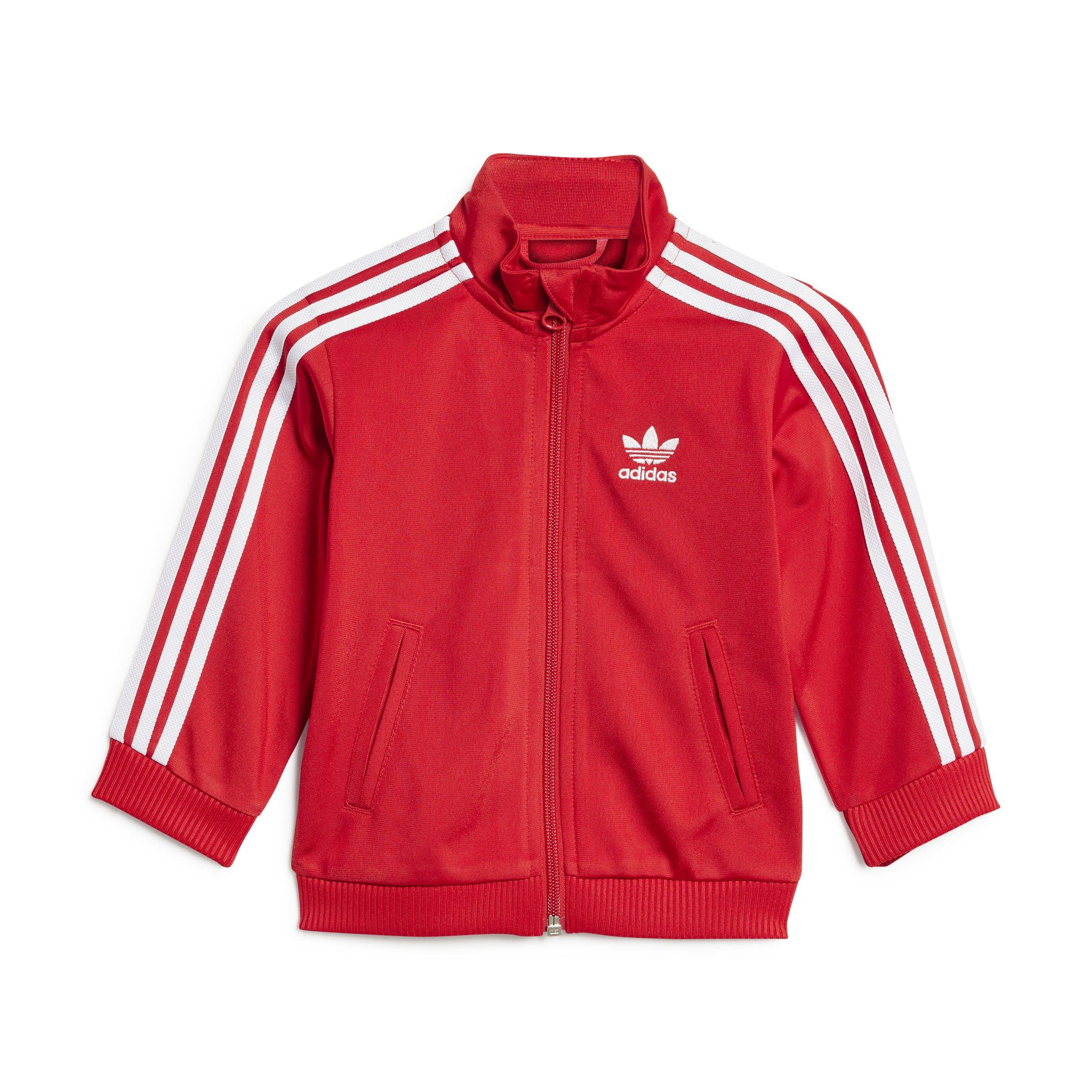 adidas Originals Adicolor Firebird Infant Boys' Tracksuit -Red - RED Thumbnail View 2