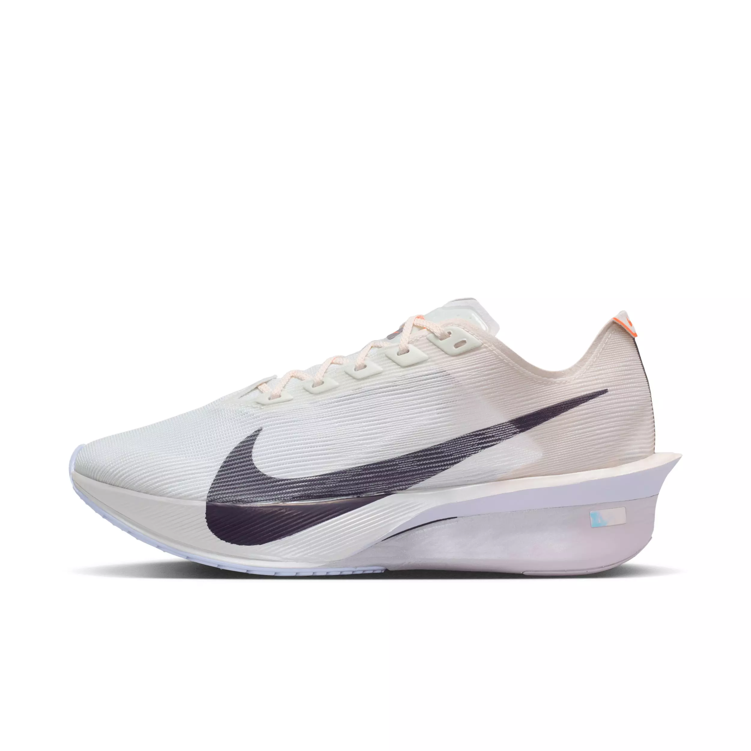 Nike Vaporfly 4 "Barely Green/Chalk/Hyper Crimson/Purple Dynasty" Women's Running Shoe - GREEN/CHALK/CRIMSON/PURPLE