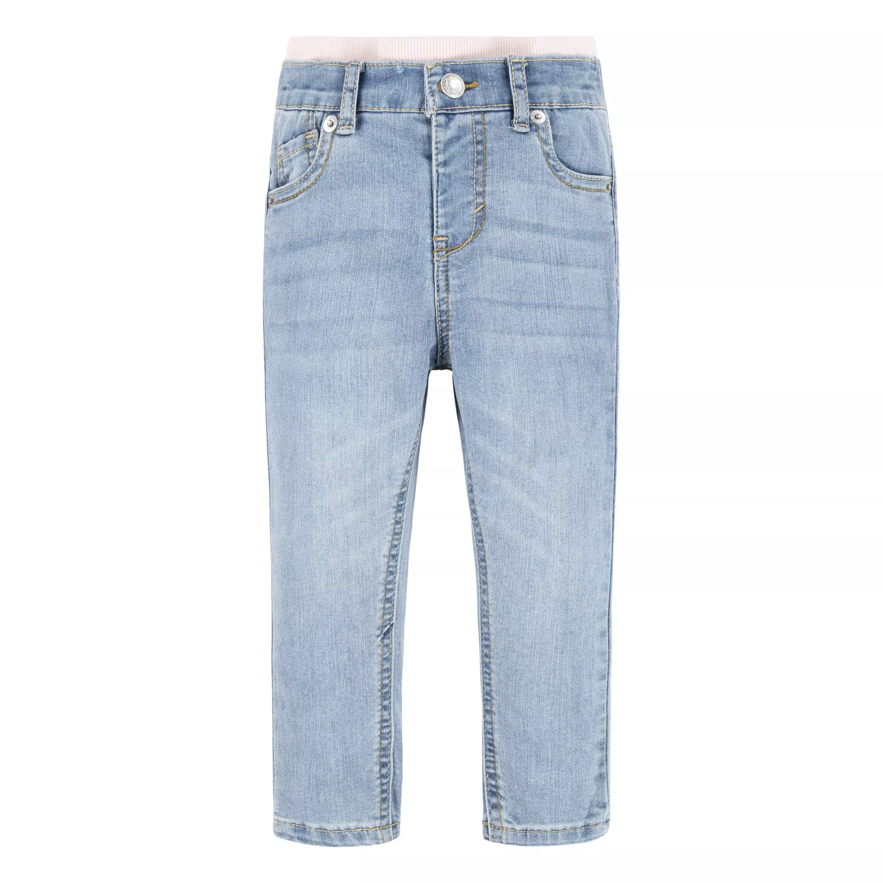 Levi's Infant Girls' Brandi Skinny Fit Murphy Light Blue Wash Denim Jeans - LIGHT BLUE