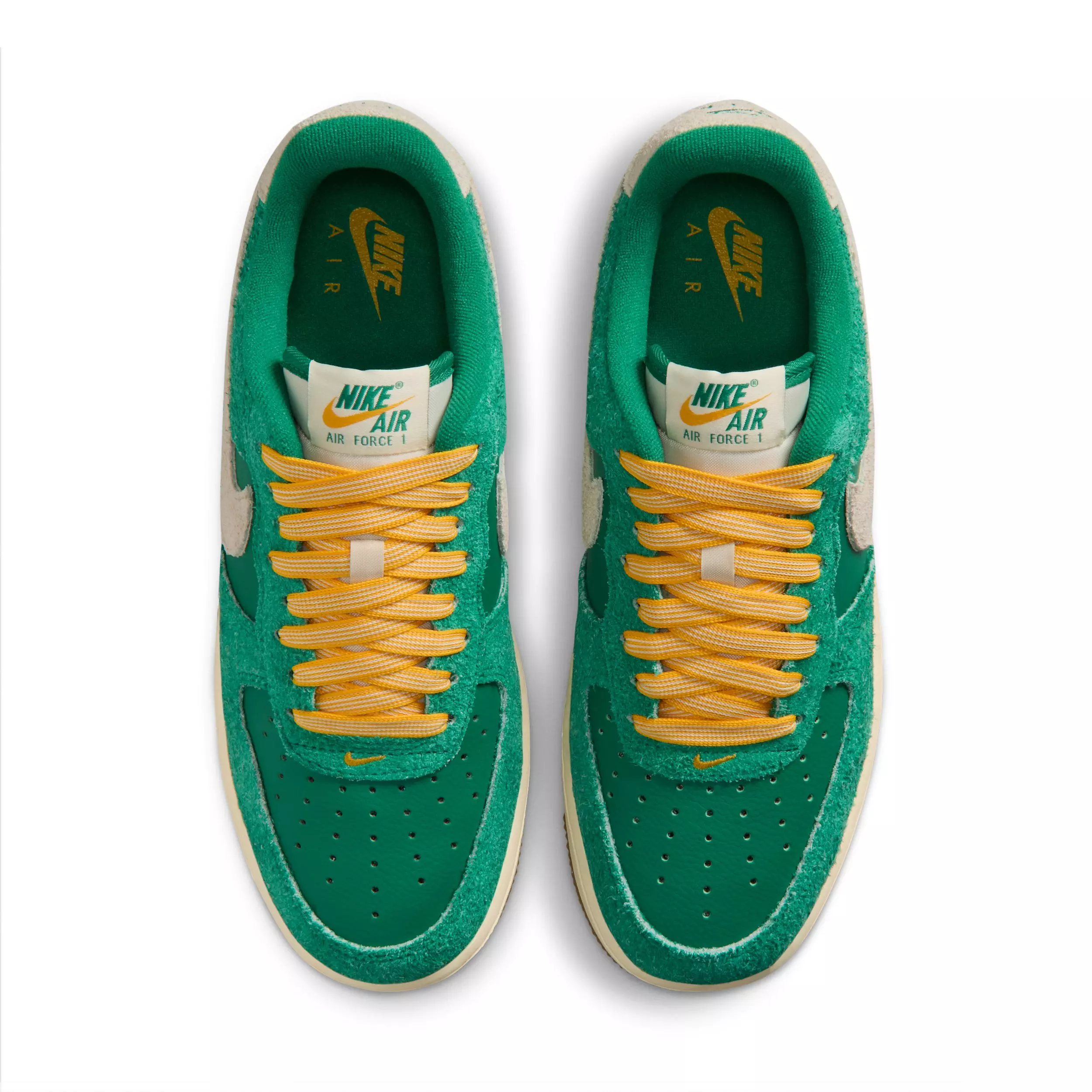 Nike Air Force 1 '07 "Malachite/University Gold/Gum Medium Brown/Coconut Milk" Women's Shoe - MALACHITE/GOLD/MD BROWN/MILK