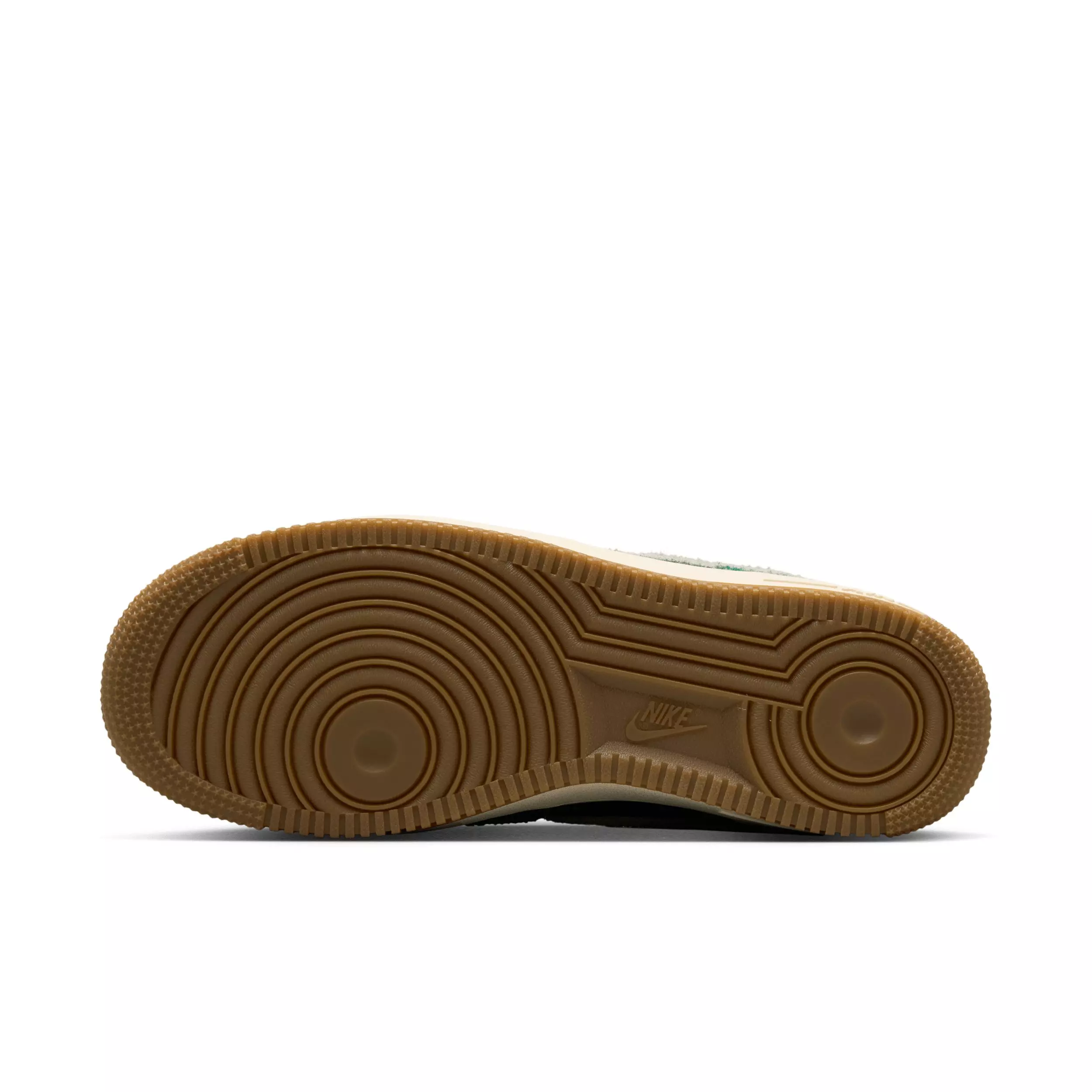 Nike Air Force 1 '07 "Malachite/University Gold/Gum Medium Brown/Coconut Milk" Women's Shoe - MALACHITE/GOLD/MD BROWN/MILK