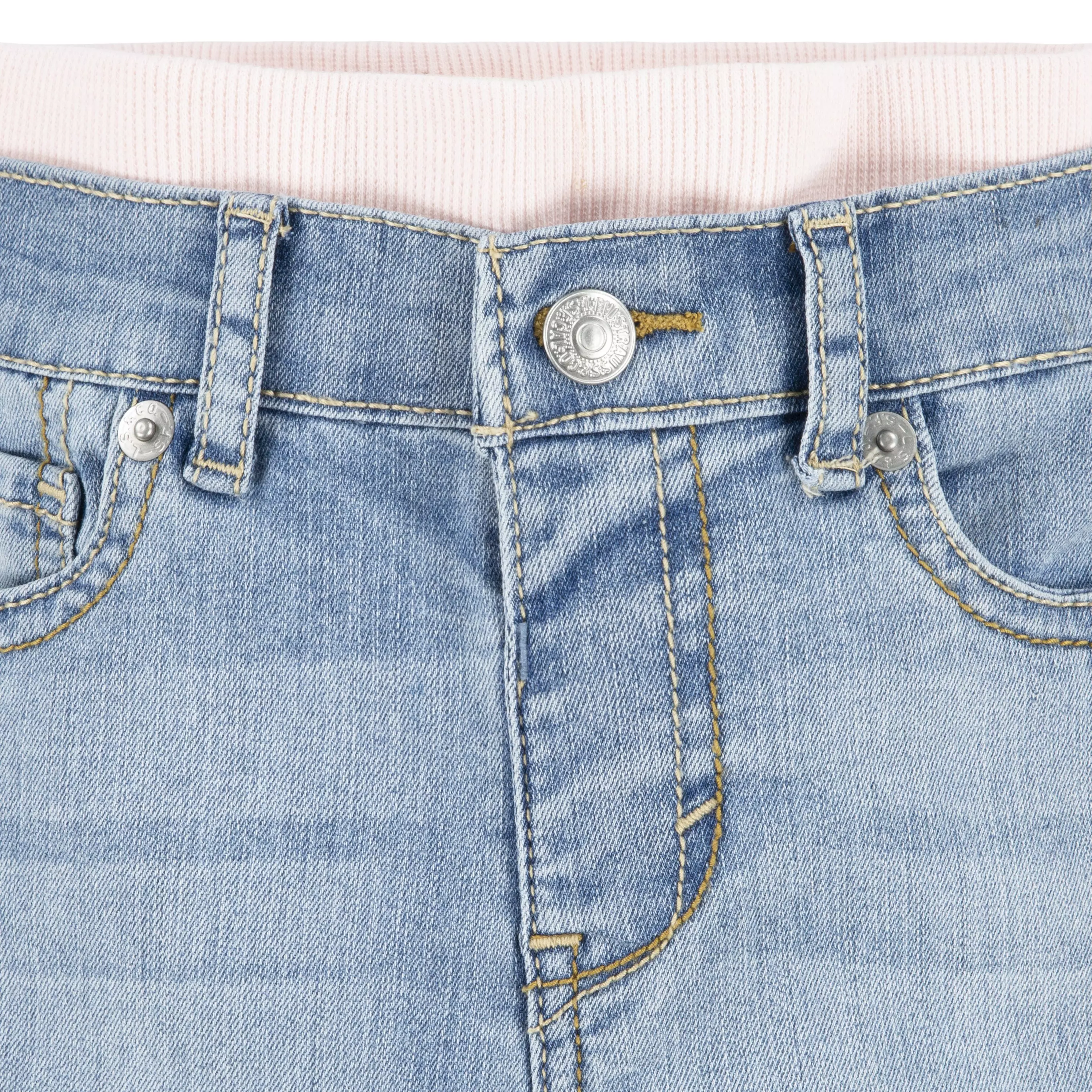 Levi's Brandi Skinny Lt Wash Toddler Girls' Palisades Blue Denim Jeans - PALISADES BLUE