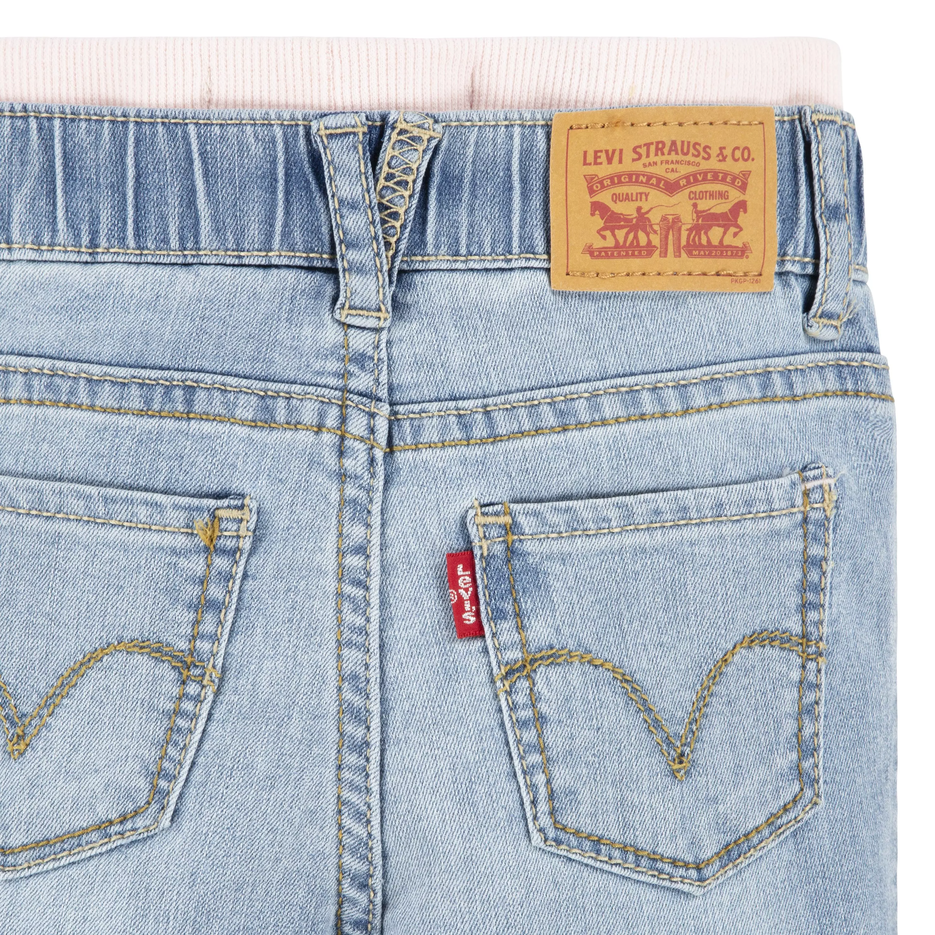 Levi's Toddler Girls' Brandi Skinny Lt Palisades Blue Wash Denim Jeans - PALISADES BLUE
