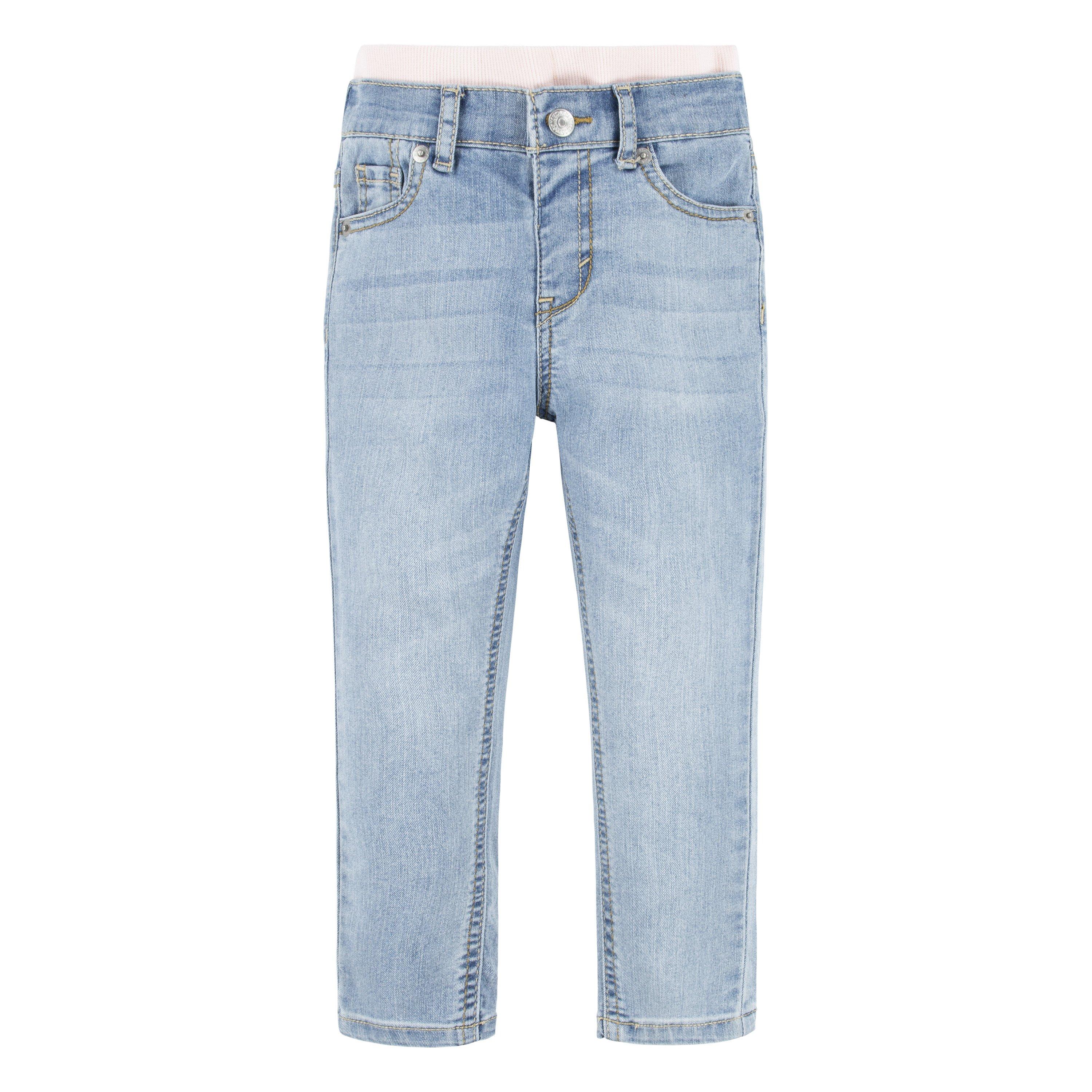 Levi's Toddler Girls' Brandi Skinny Lt Palisades Blue Wash Denim Jeans - PALISADES BLUE Thumbnail View 7