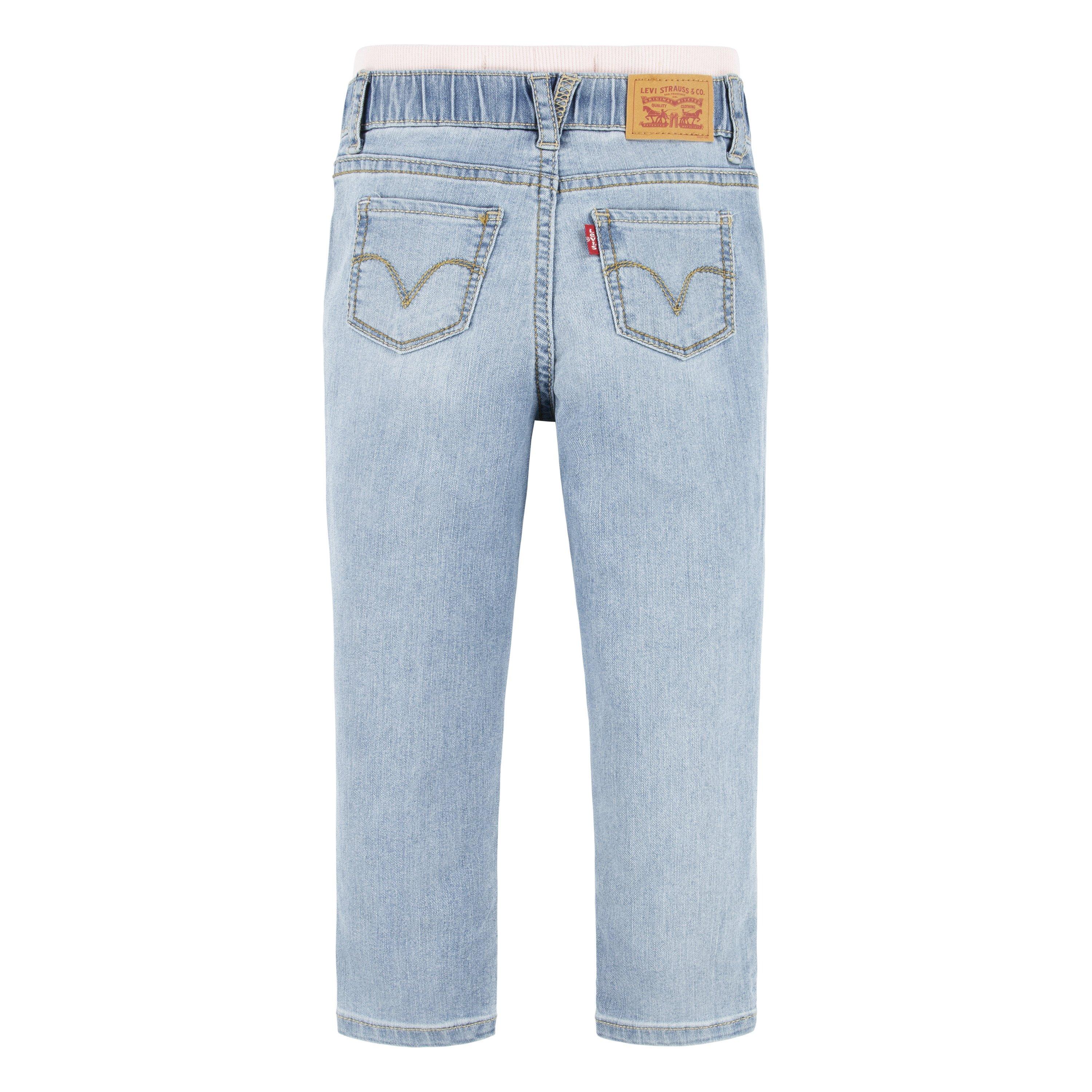 Levi's Toddler Girls' Brandi Skinny Lt Palisades Blue Wash Denim Jeans - PALISADES BLUE Thumbnail View 8