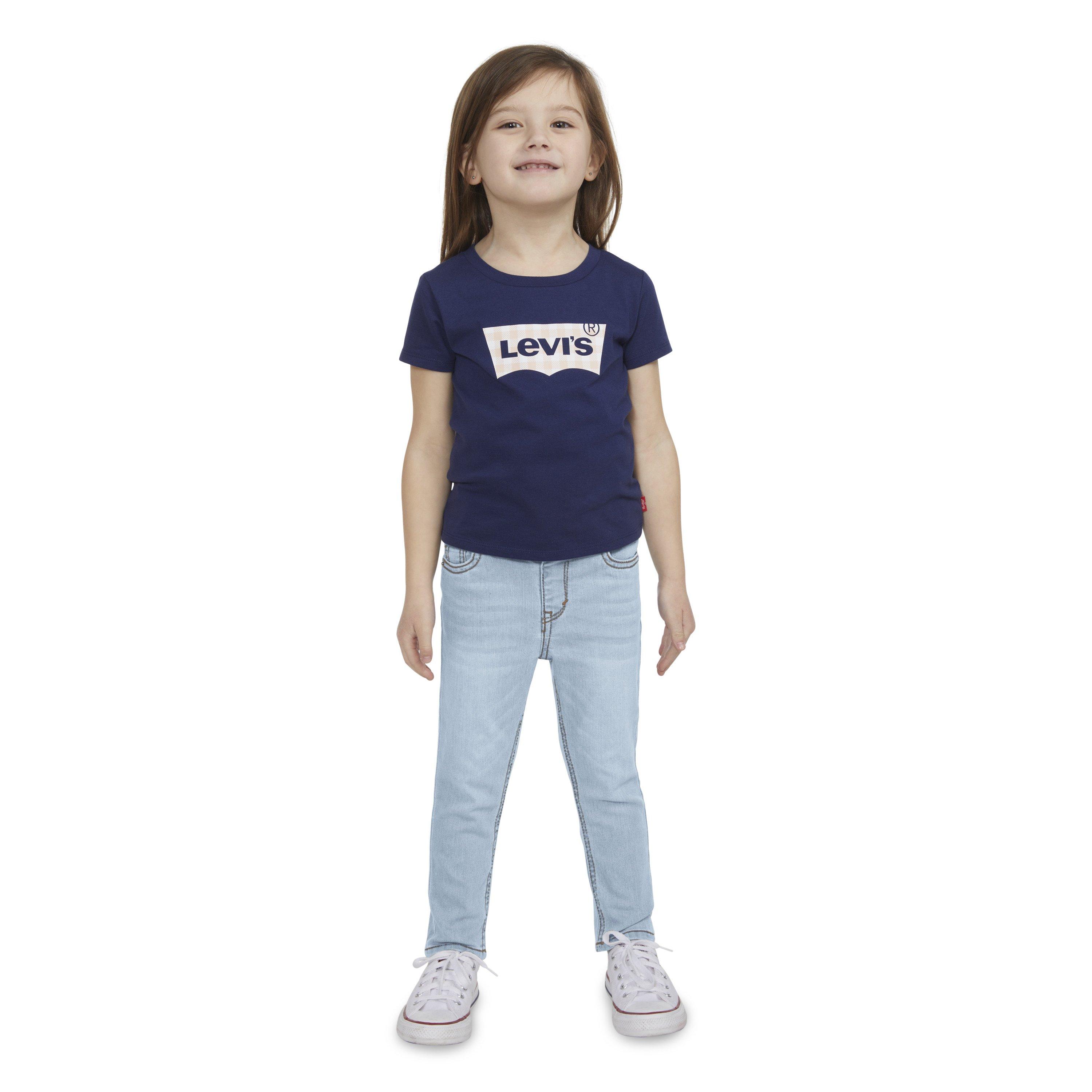 Levi's Brandi Skinny Lt Wash Toddler Girls' Palisades Blue Denim Jeans - PALISADES BLUE Thumbnail View 9