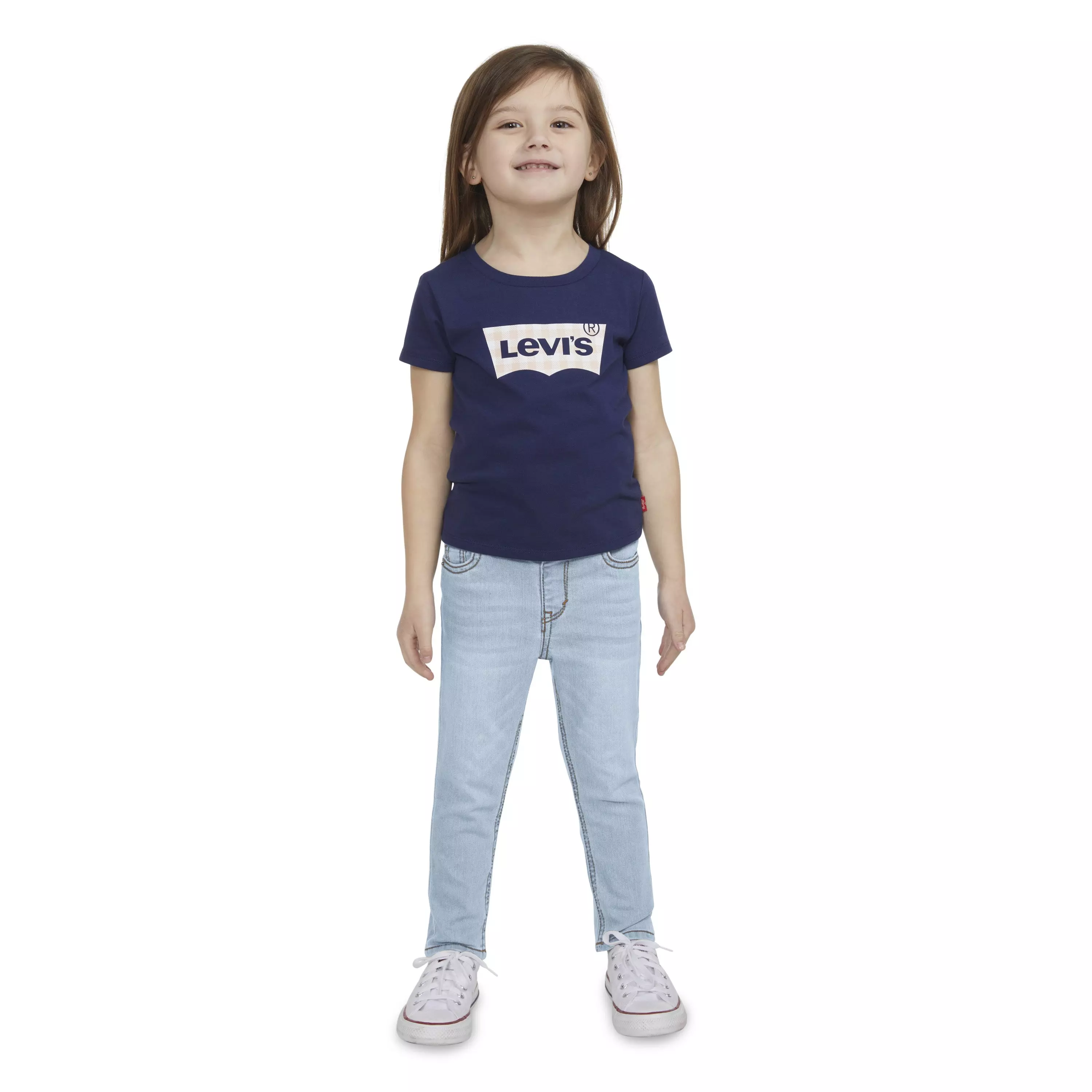 Levi's Brandi Skinny Lt Wash Toddler Girls' Palisades Blue Denim Jeans - PALISADES BLUE