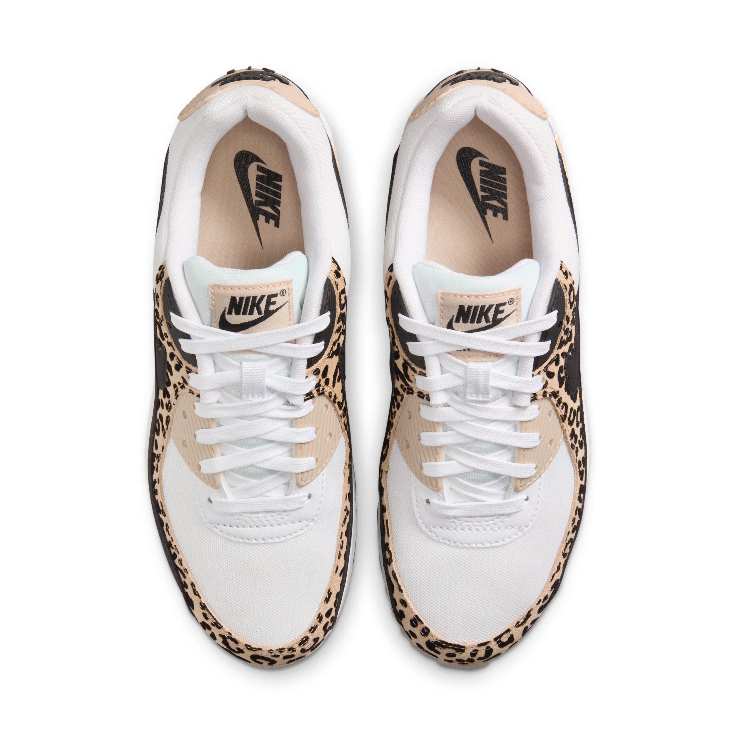 Nike Air Max 90 "White/Sanddrift/Hemp/Black" Women's Shoe - WHITE/SANDDRIFT/HEMP/BLACK