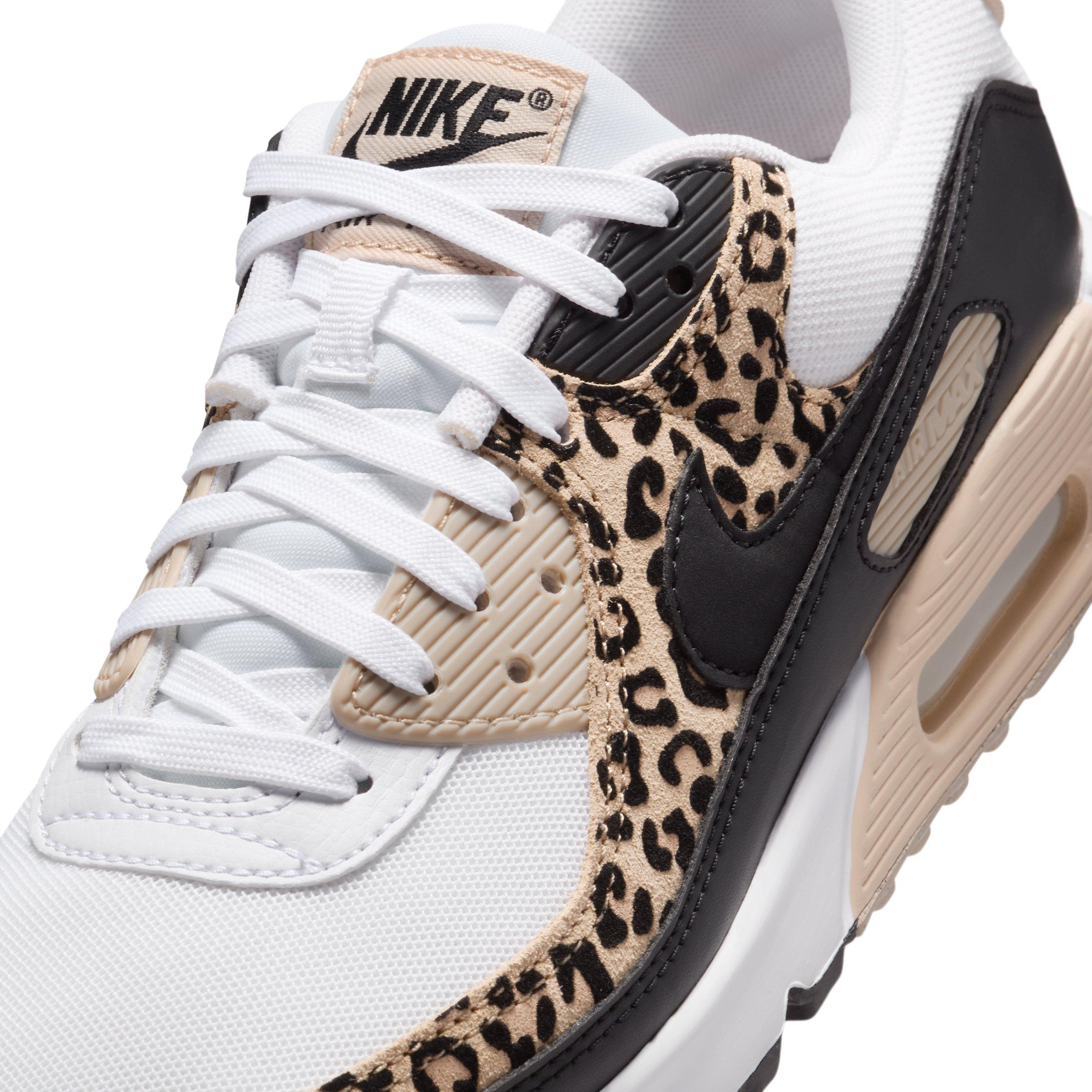 Nike Air Max 90 "White/Sanddrift/Hemp/Black" Women's Shoe - WHITE/SANDDRIFT/HEMP/BLACK