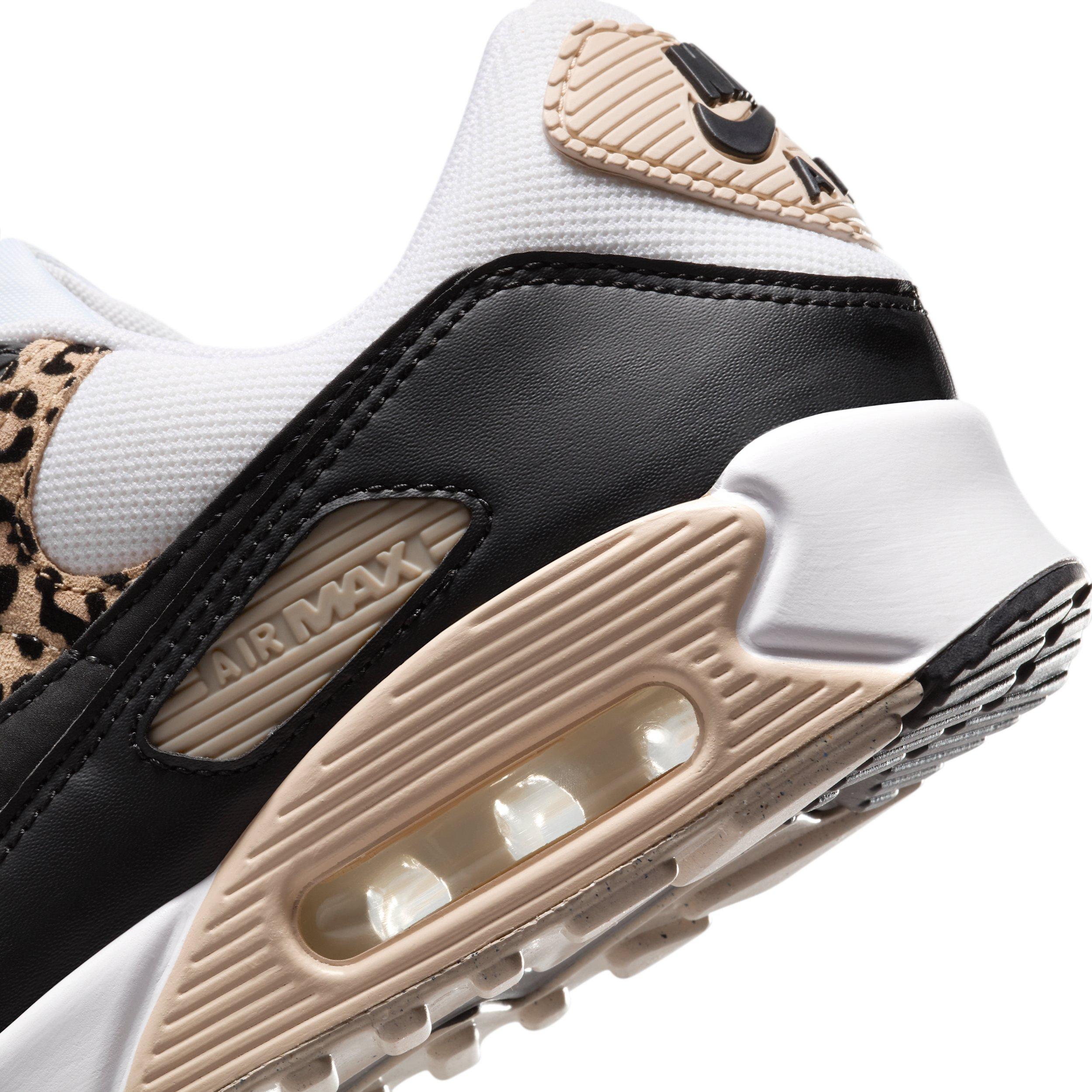 Nike Air Max 90 "White/Sanddrift/Hemp/Black" Women's Shoe - WHITE/SANDDRIFT/HEMP/BLACK