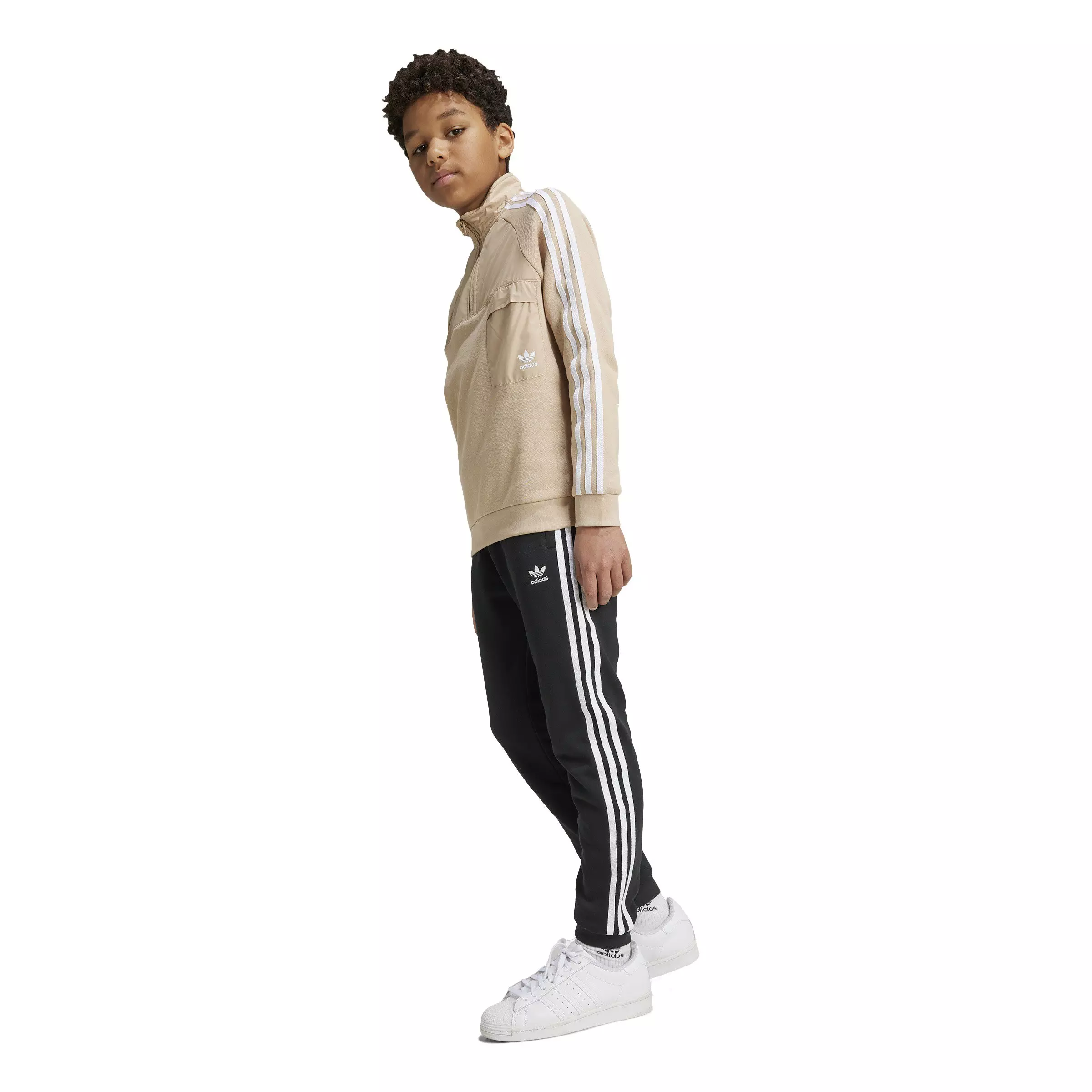 adidas Originals Big Kids Trefoil Joggers - Black - BLACK