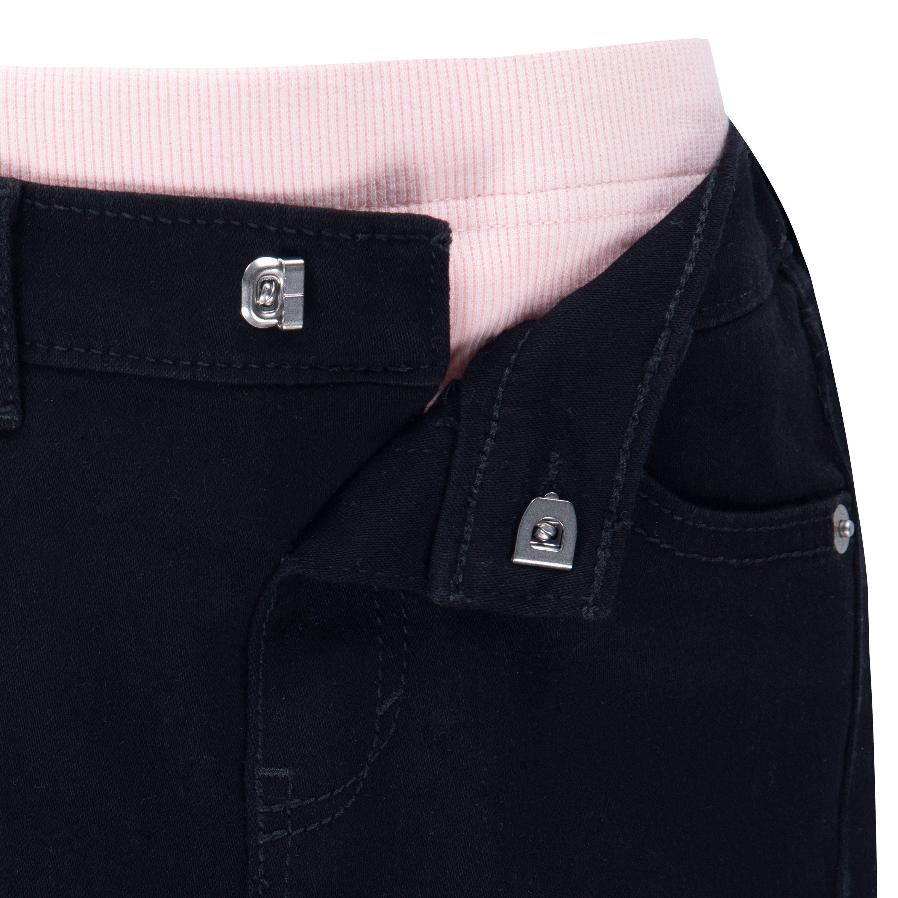 Levi's Toddler Girls' Brandi Skinny Black Wash Denim Jeans - BLACK Thumbnail View 4