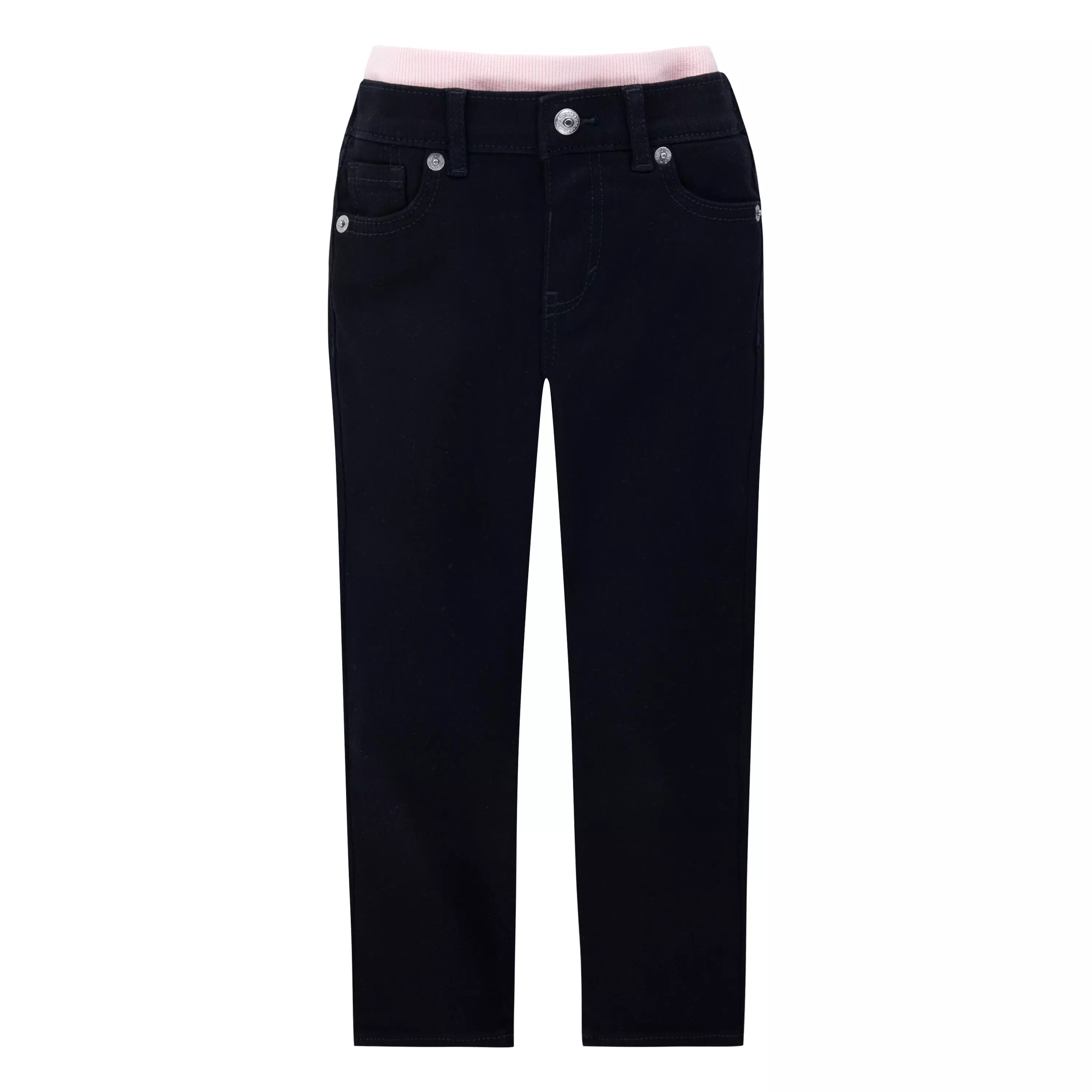Levi's Brandi Skinny Black Wash Toddler Girls' Black Denim Jeans - BLACK