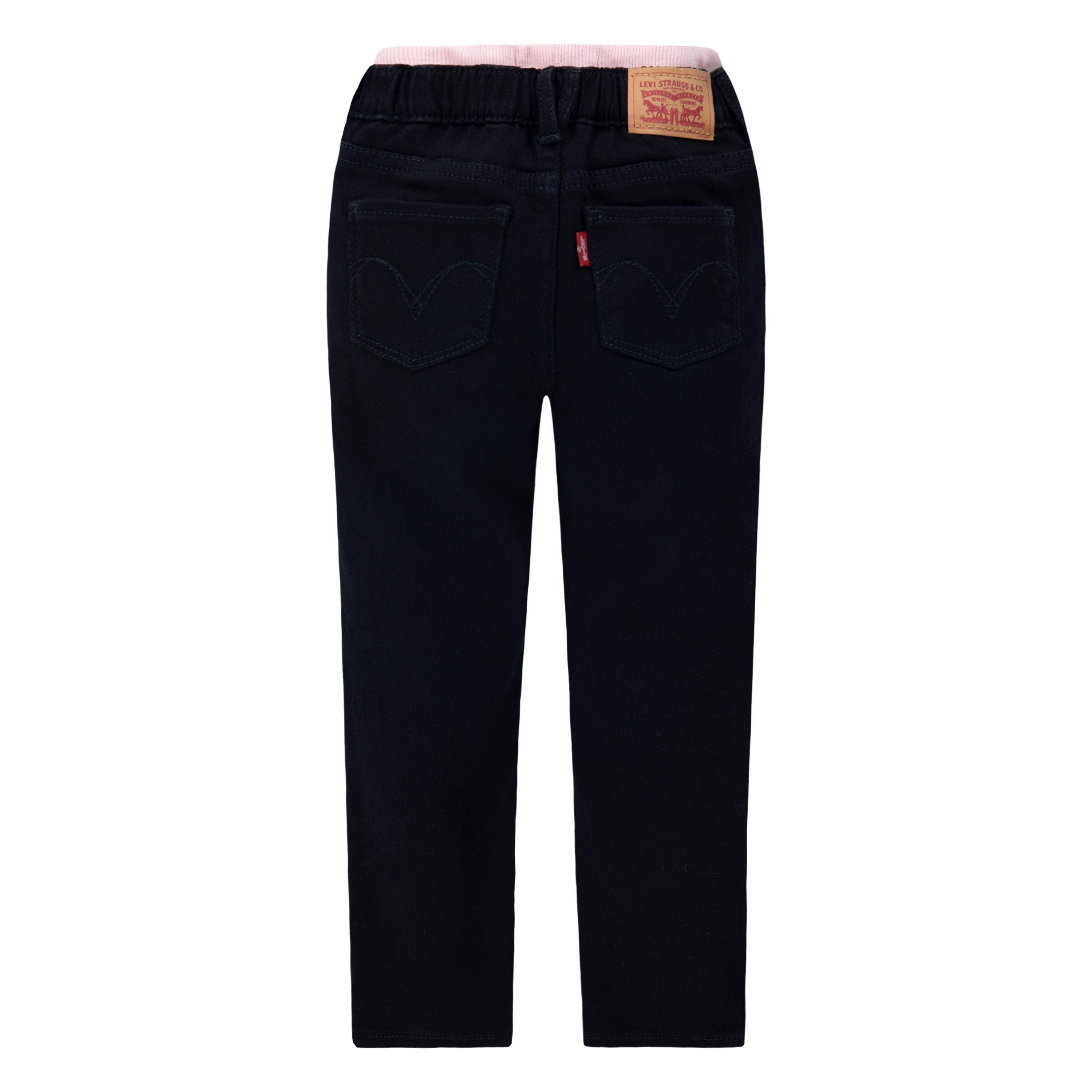 Levi's Brandi Skinny Black Wash Toddler Girls' Black Denim Jeans - BLACK Thumbnail View 7