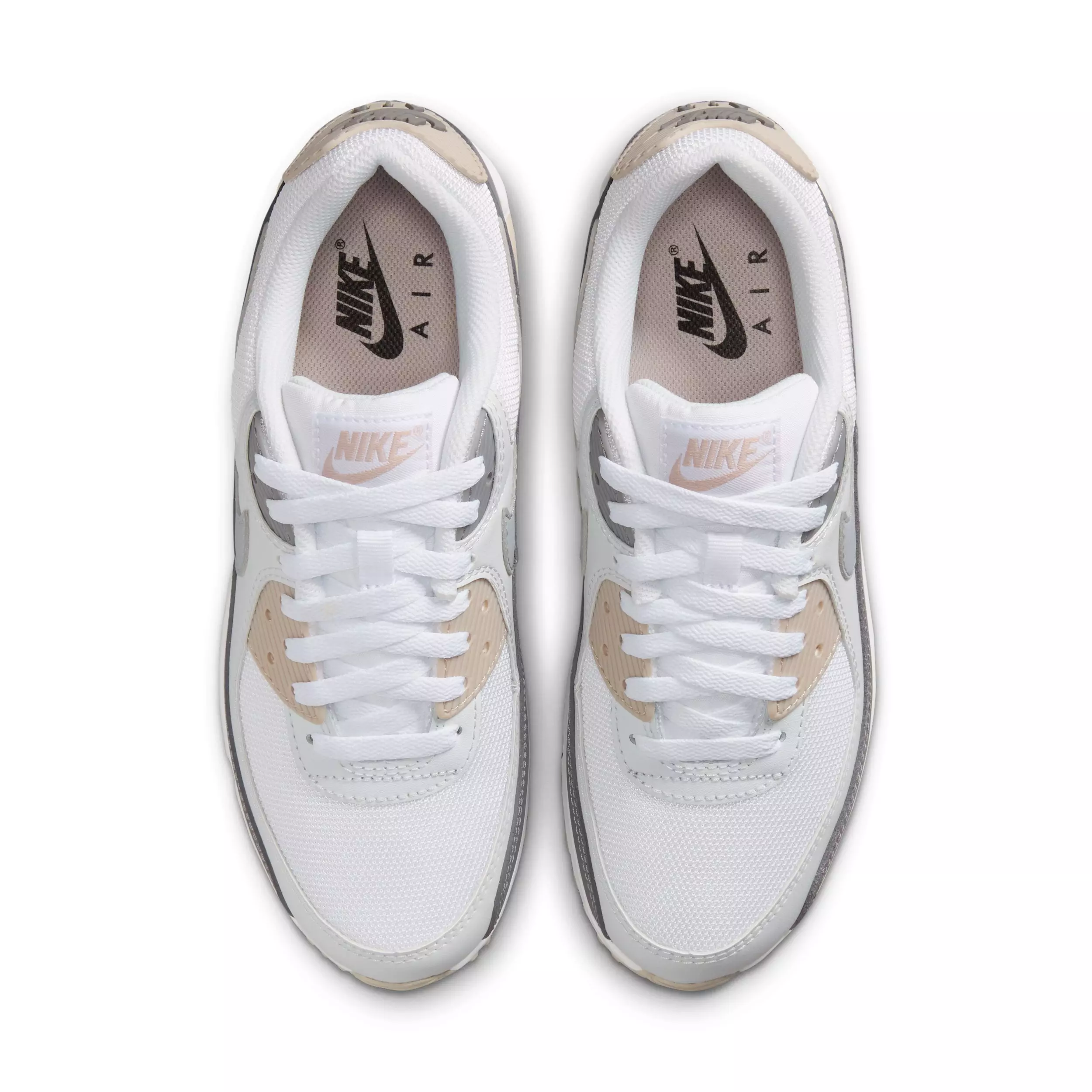 Nike Air Max 90 "Cream II/Pencil Point/Off White/Wolf Grey" Women's Shoe - CREAM/PENCIL/OFF WHITE/GREY