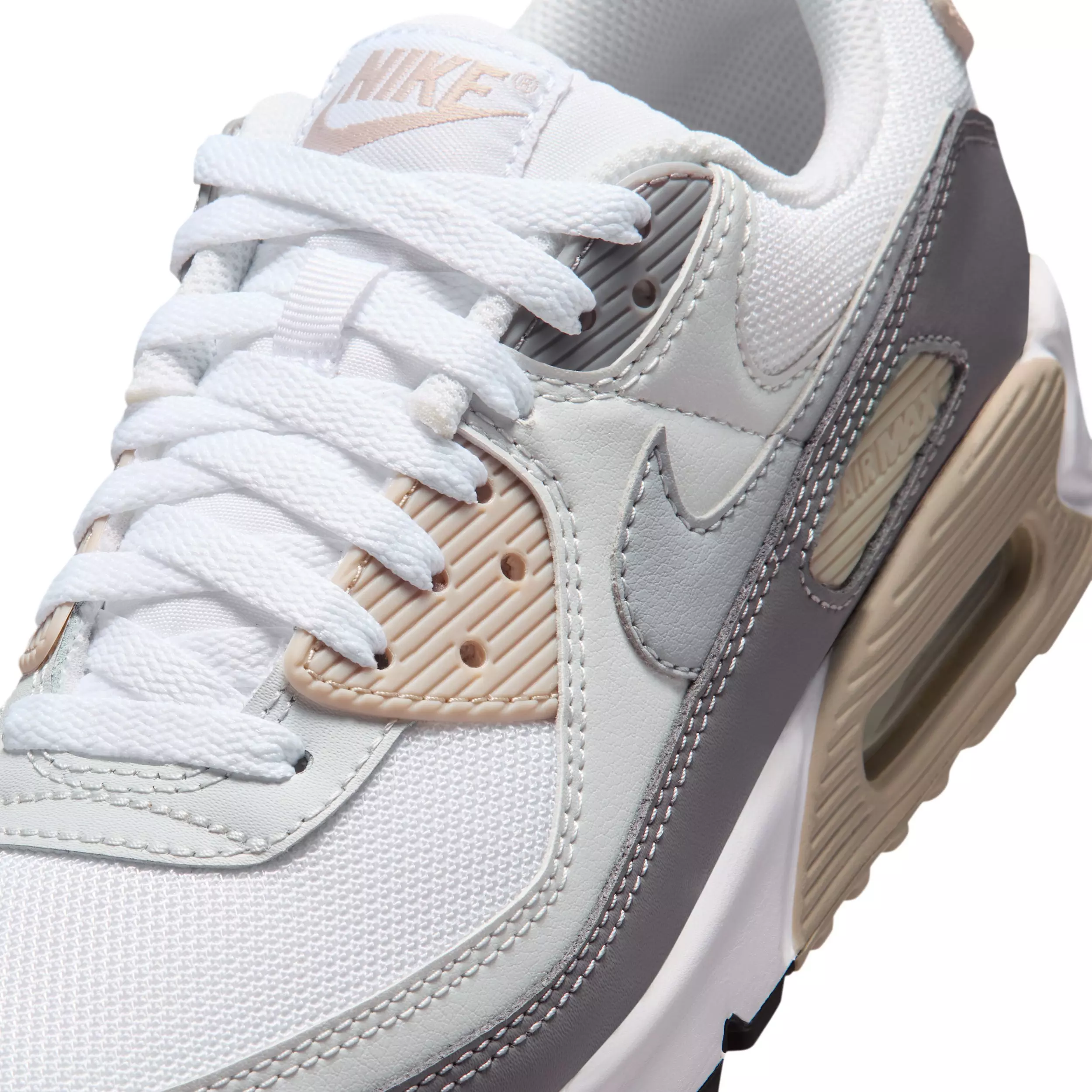 Nike Air Max 90 "Cream II/Pencil Point/Off White/Wolf Grey" Women's Shoe - CREAM/PENCIL/OFF WHITE/GREY