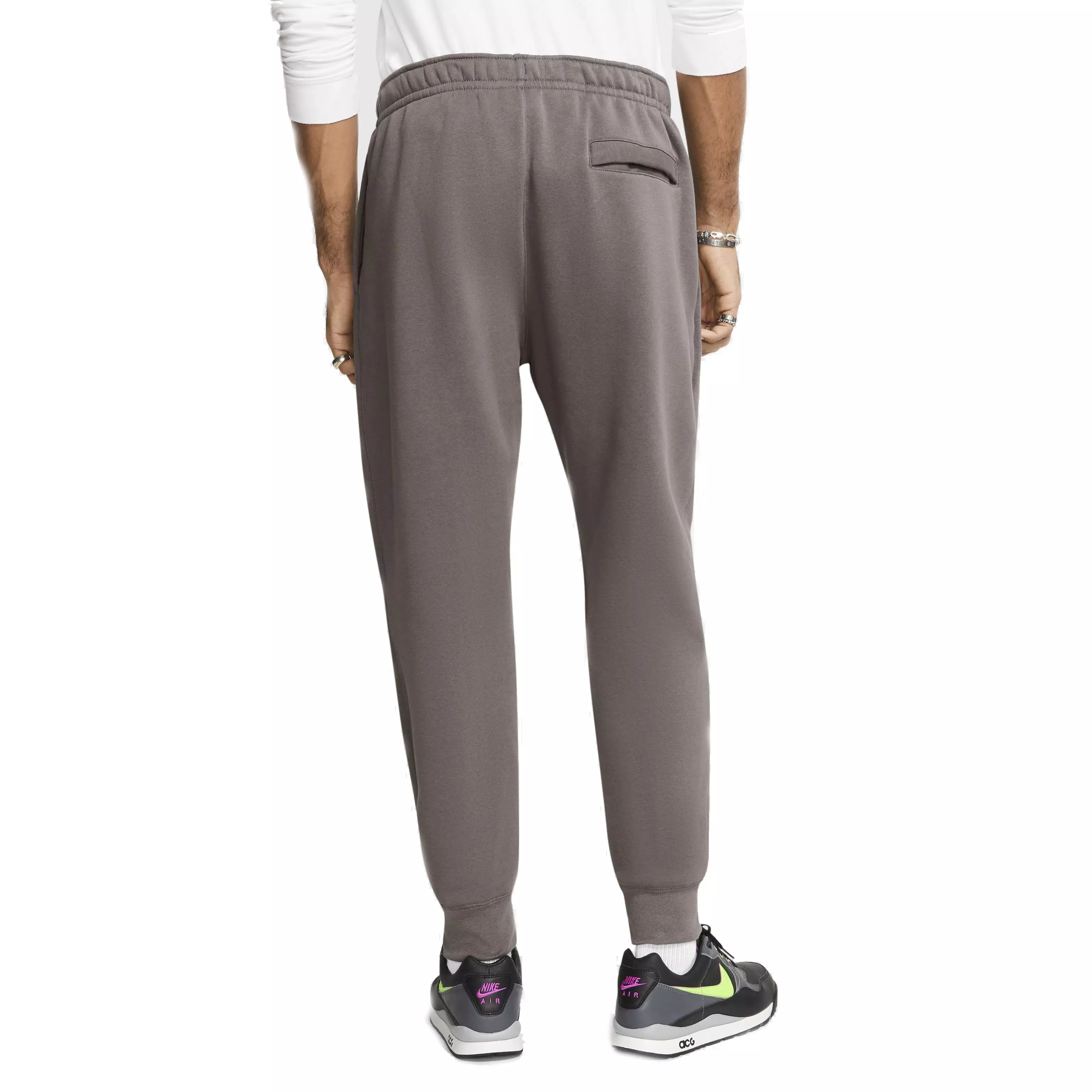 Nike Men's Sportswear Club Fleece Jogger - GREY/WHITE