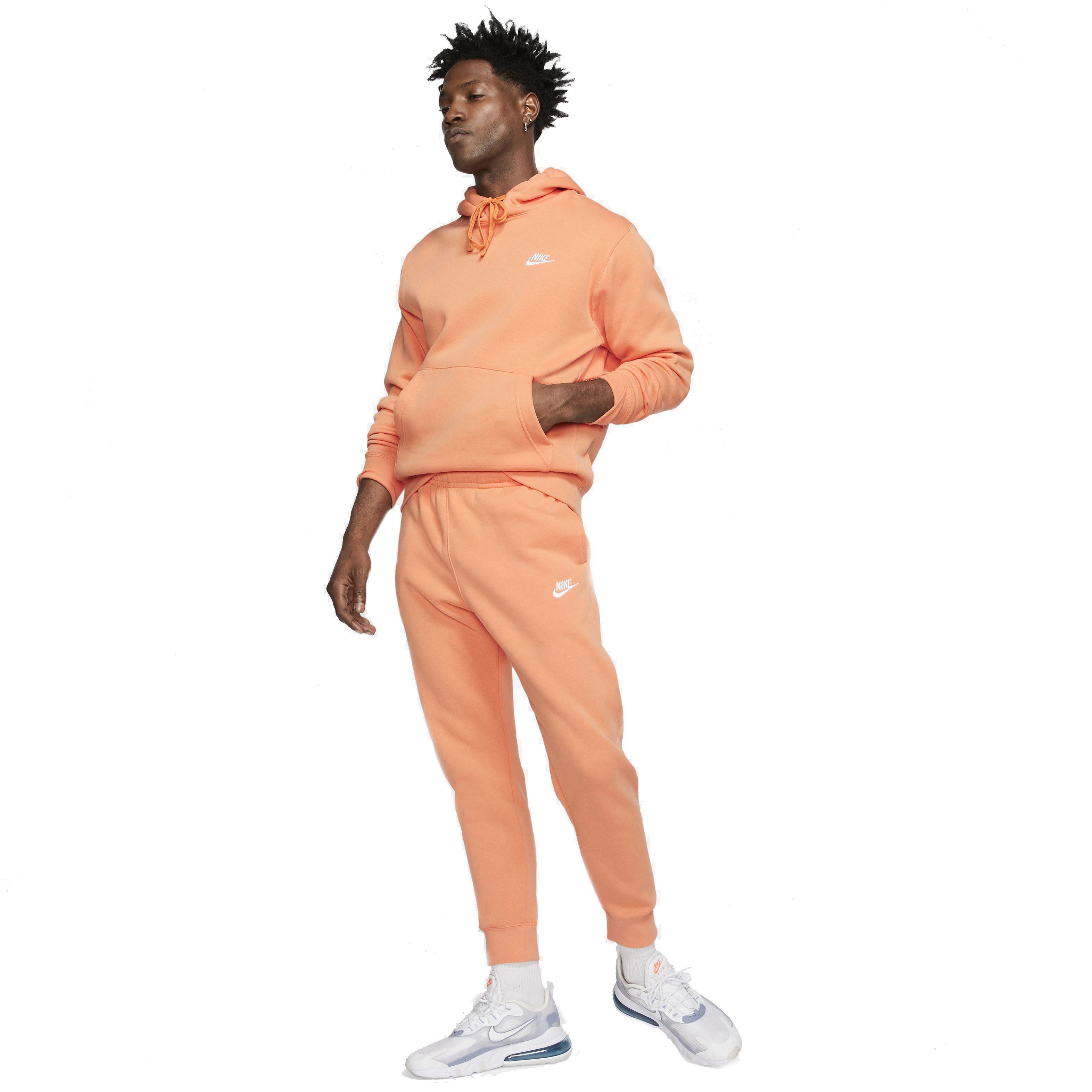 Nike Men's Sportswear Club Fleece Jogger - ORANGE Thumbnail View 2