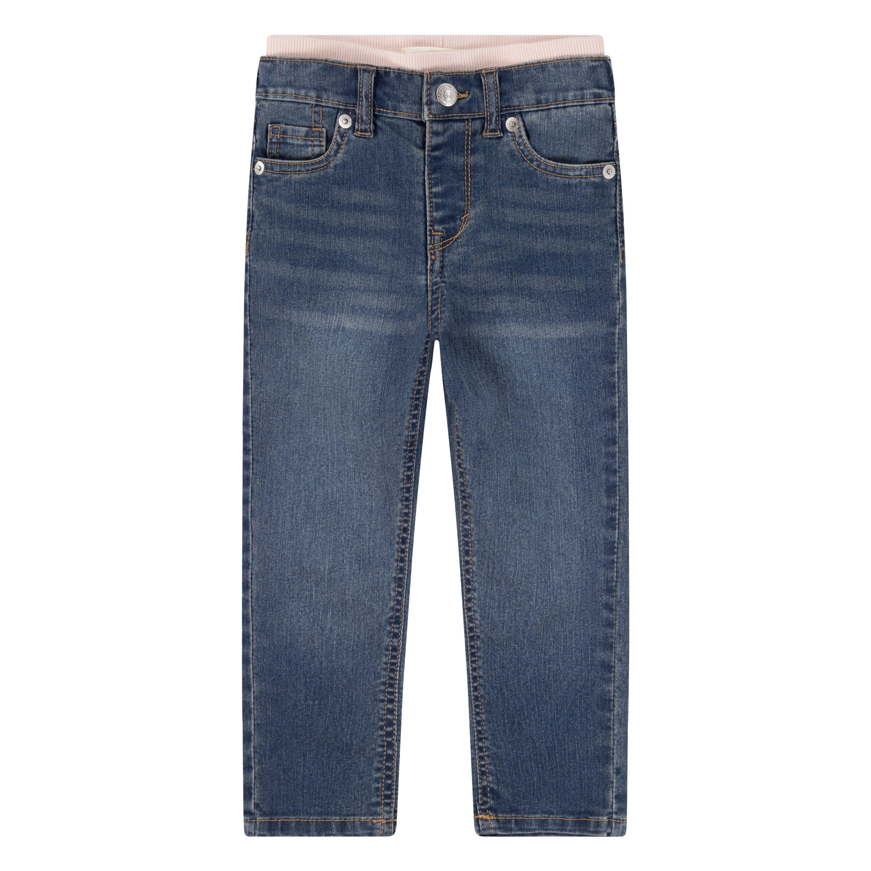 Levi's Brandi Skinny Med Wash Toddler Girls' Blue Denim Jeans - BLUE Thumbnail View 1