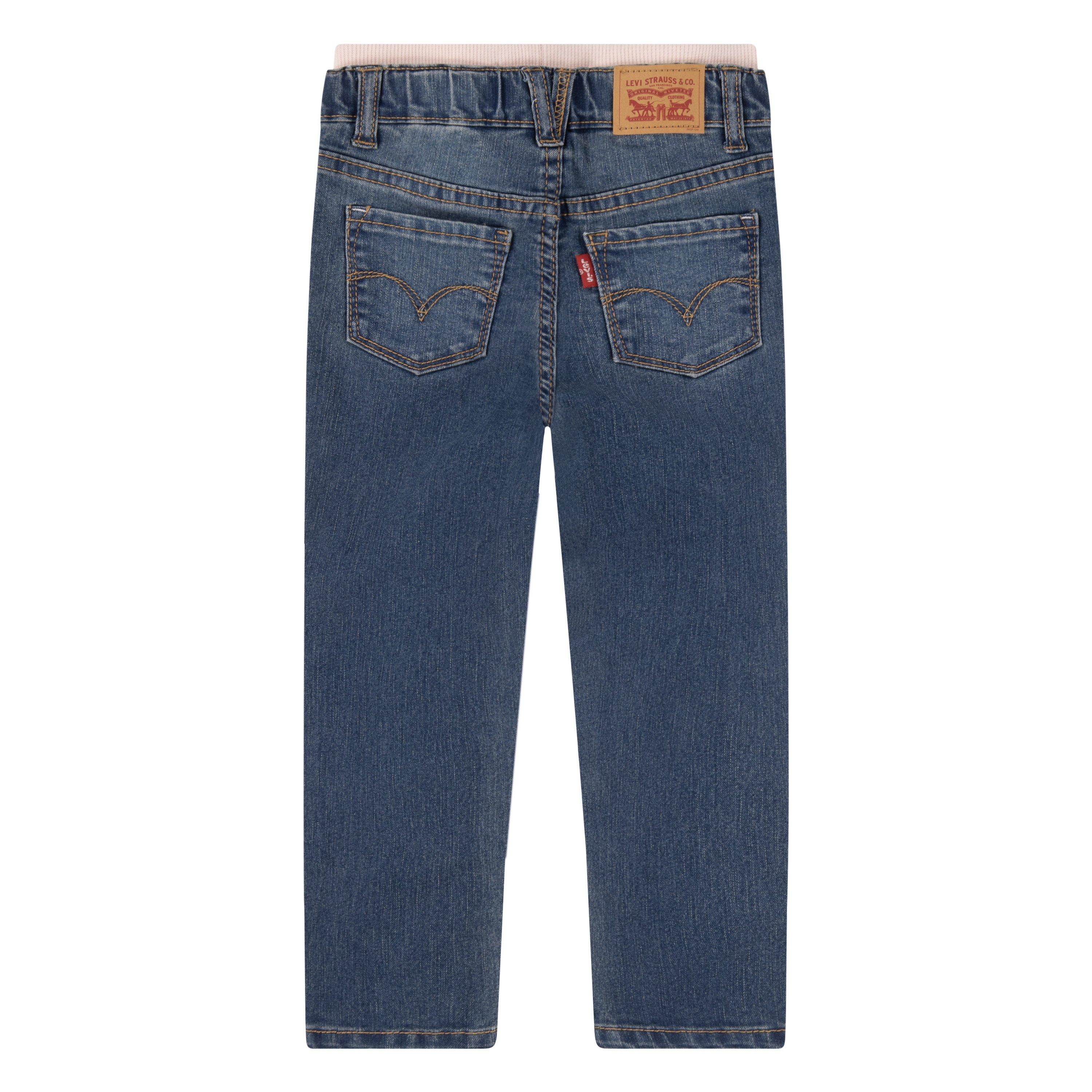 Levi's Brandi Skinny Med Wash Toddler Girls' Blue Denim Jeans - BLUE Thumbnail View 2