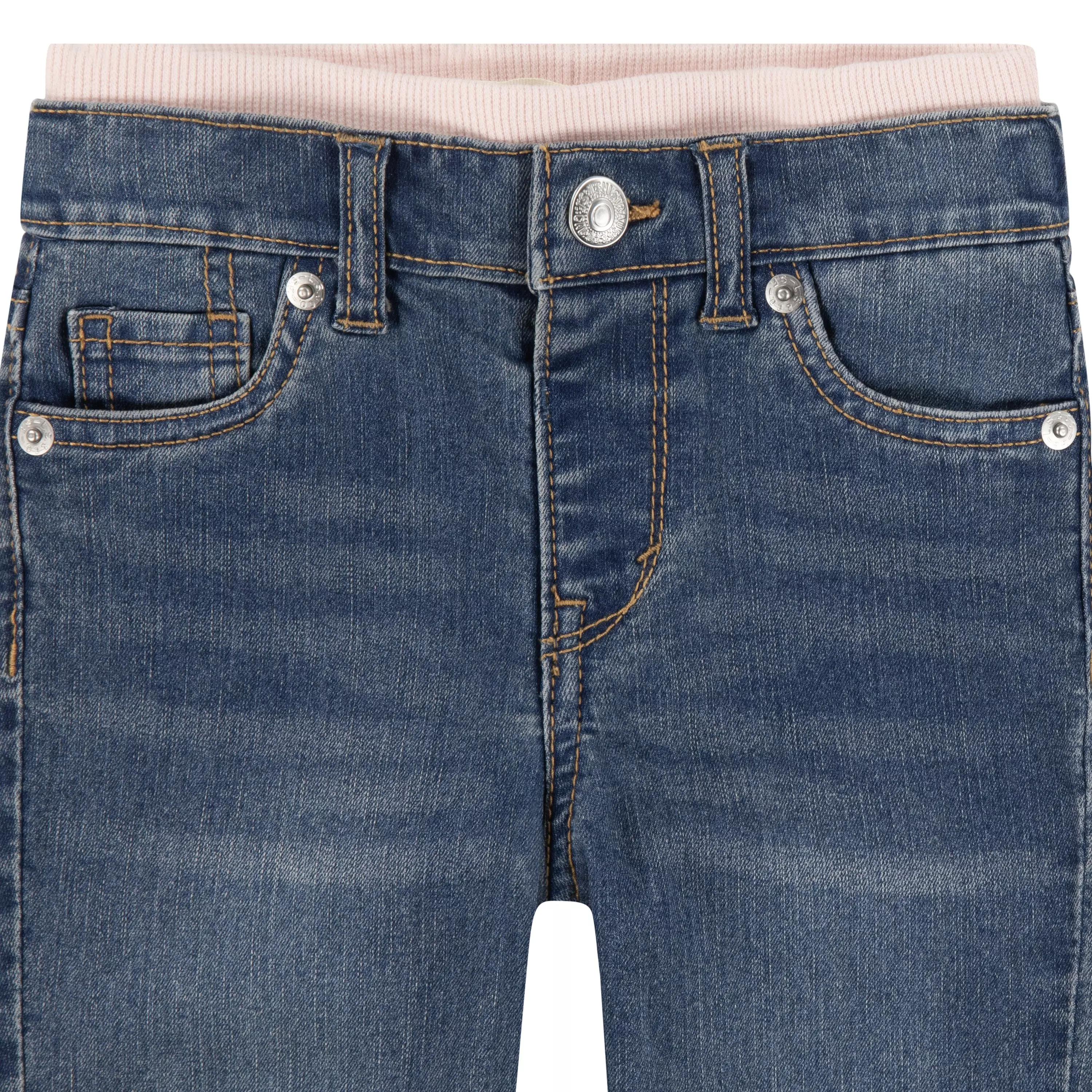 Levi's Brandi Skinny Med Wash Toddler Girls' Blue Denim Jeans - BLUE