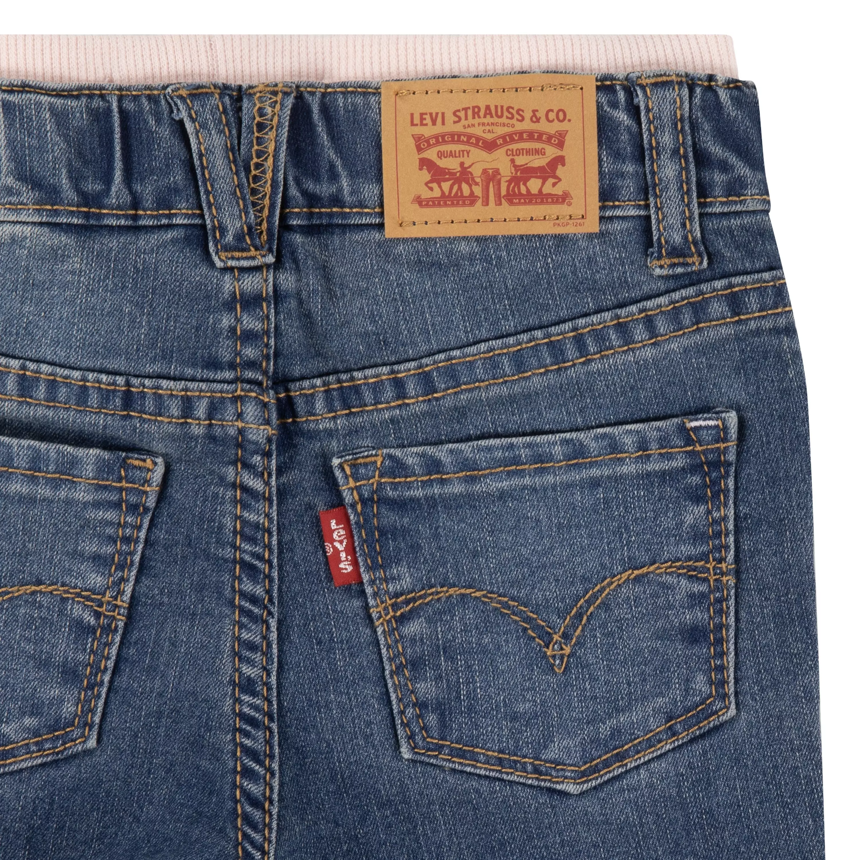 Levi's Brandi Skinny Med Wash Toddler Girls' Denim Jeans - Blue - BLUE