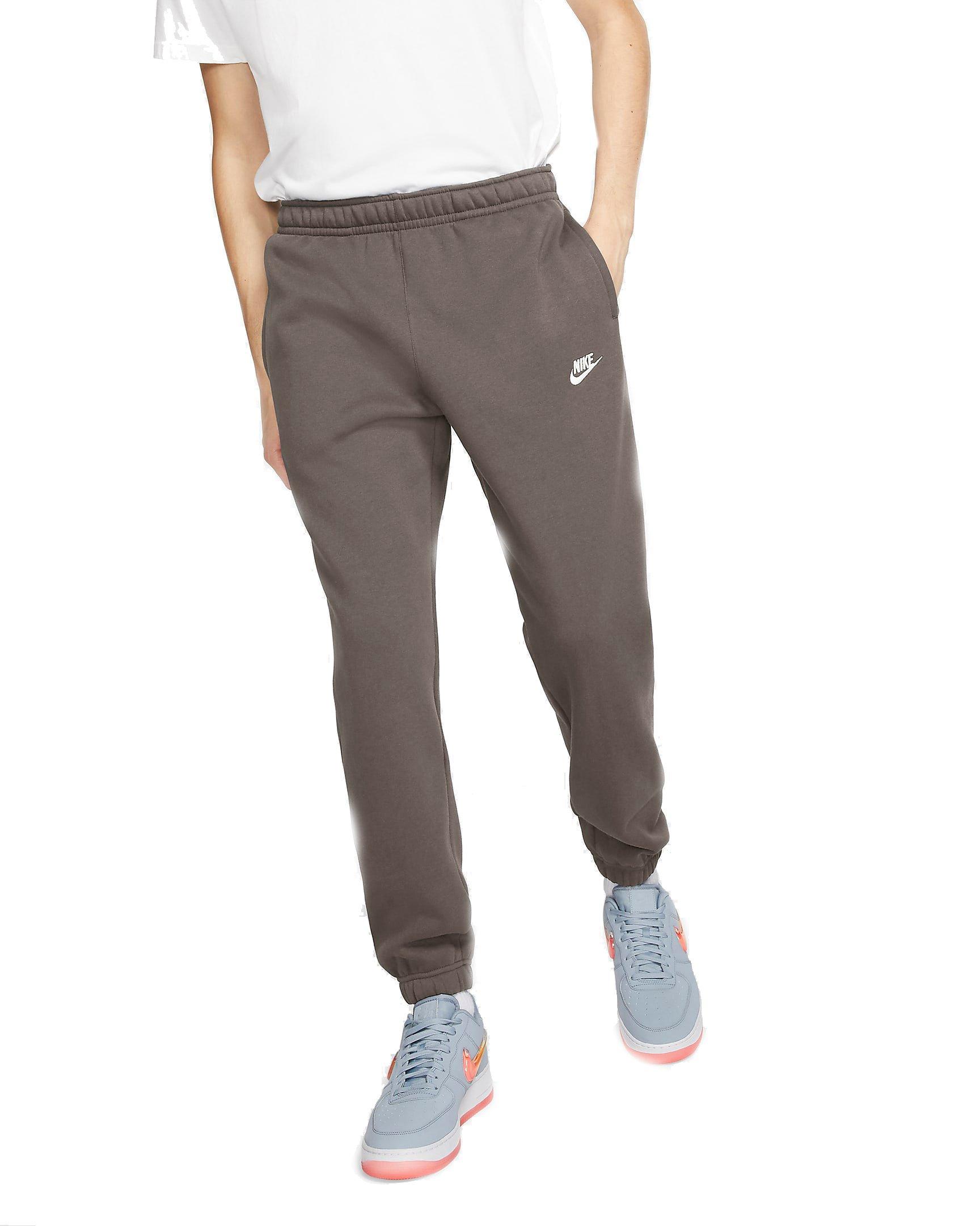 Nike Men's Sportswear Club Fleece Pant - GREY/WHITE Thumbnail View 1