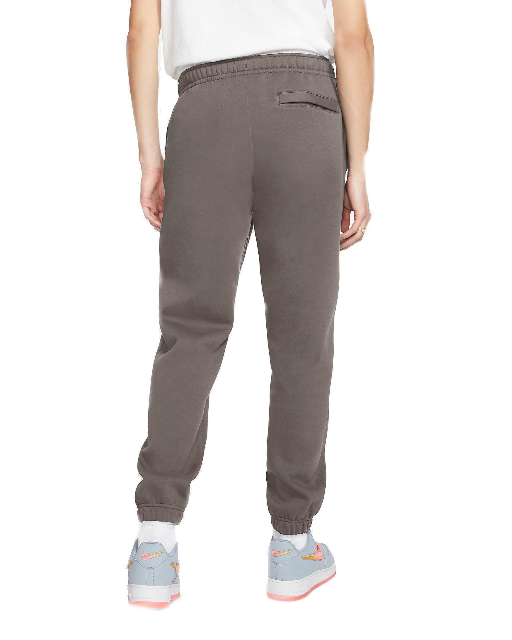 Nike Men's Sportswear Club Fleece Pant - GREY/WHITE Thumbnail View 2