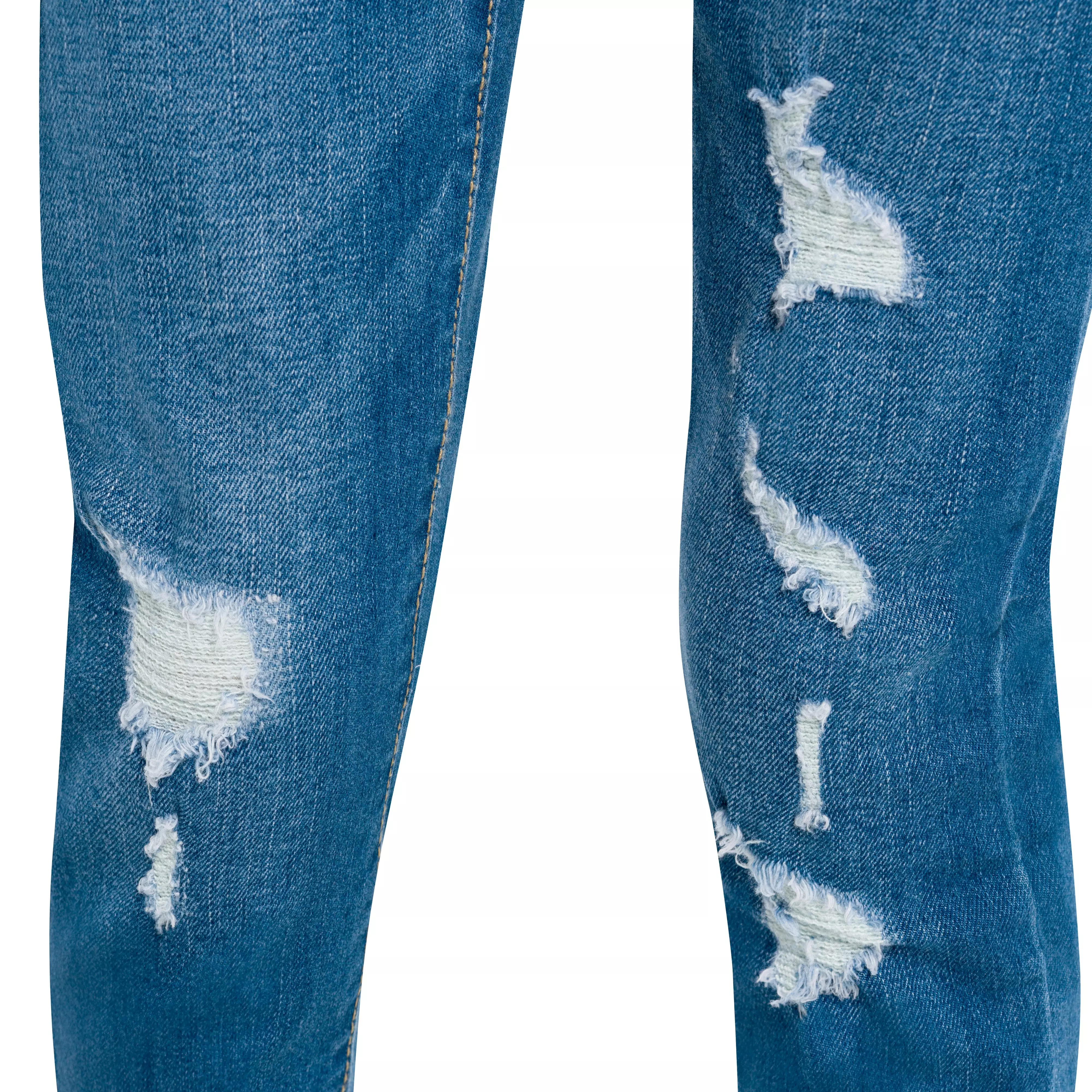 Levi's 720 High Rise Super Skinny Med Wash Big Girls' Hometown Blue Denim Jeans - HOMETOWN BLUE