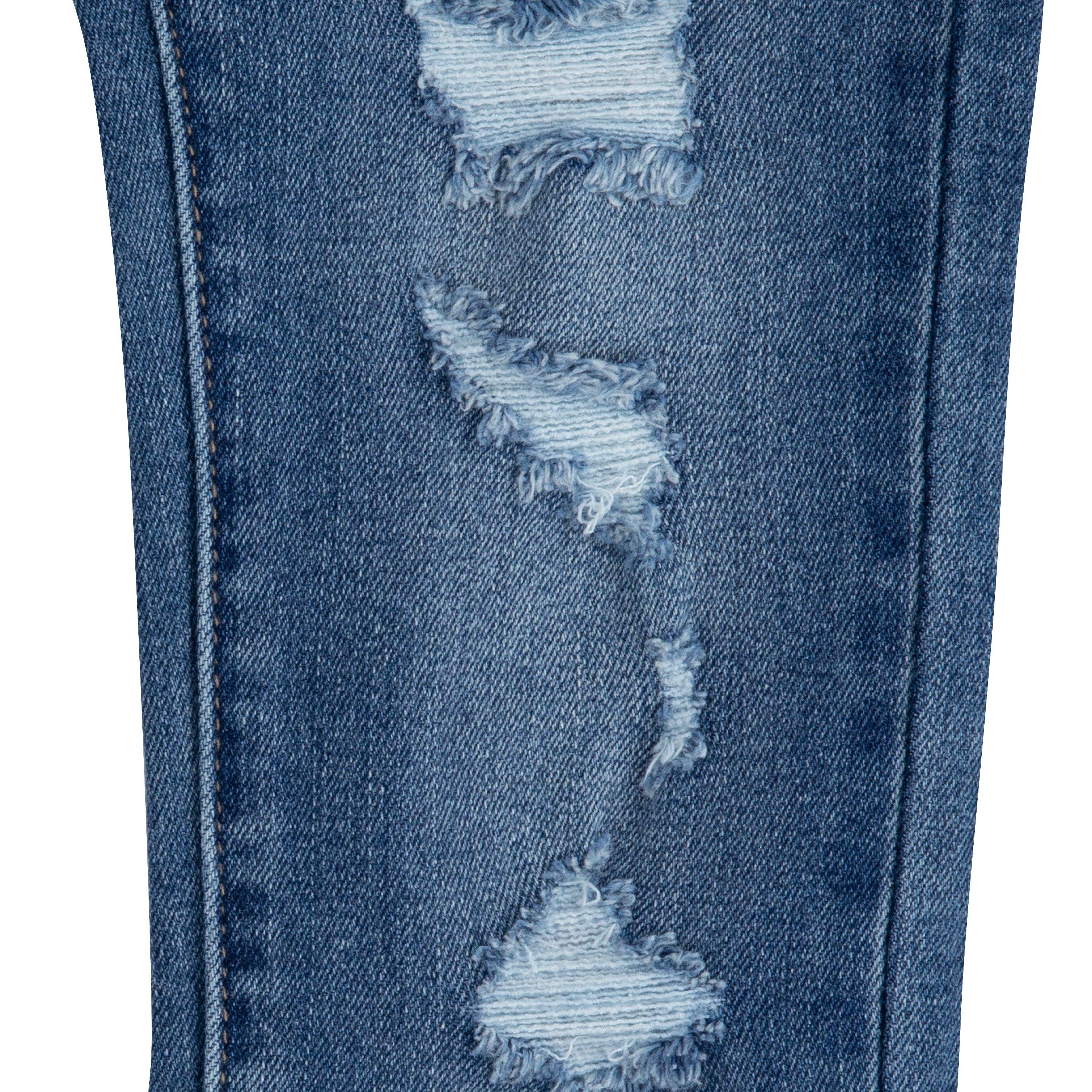 Levi's 720 High Rise Super Skinny Med Wash Big Girls' Hometown Denim Jeans - Blue - HOMETOWN BLUE Thumbnail View 7