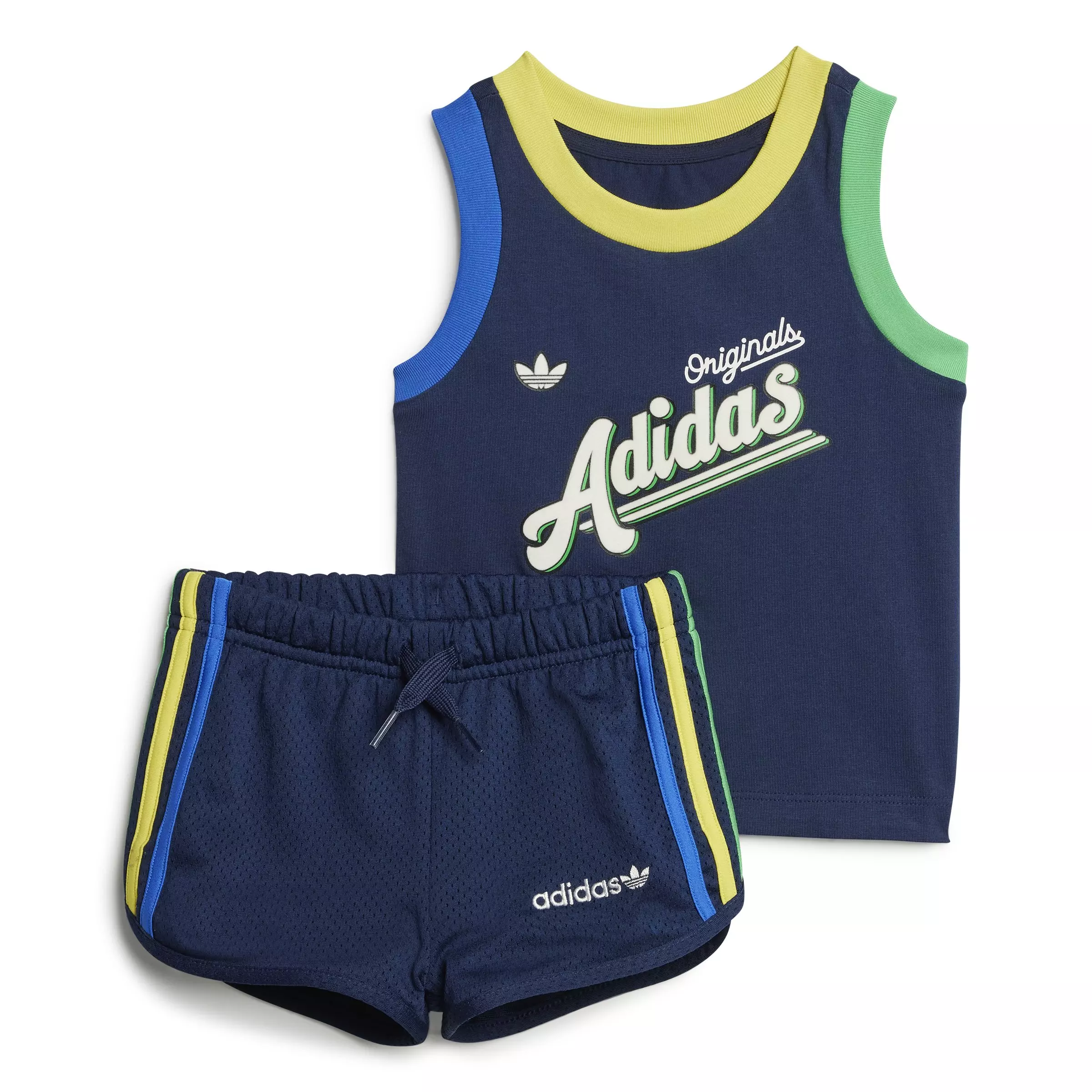 adidas Originals Infant Boys' Shorts Tank Set -Blue - BLUE