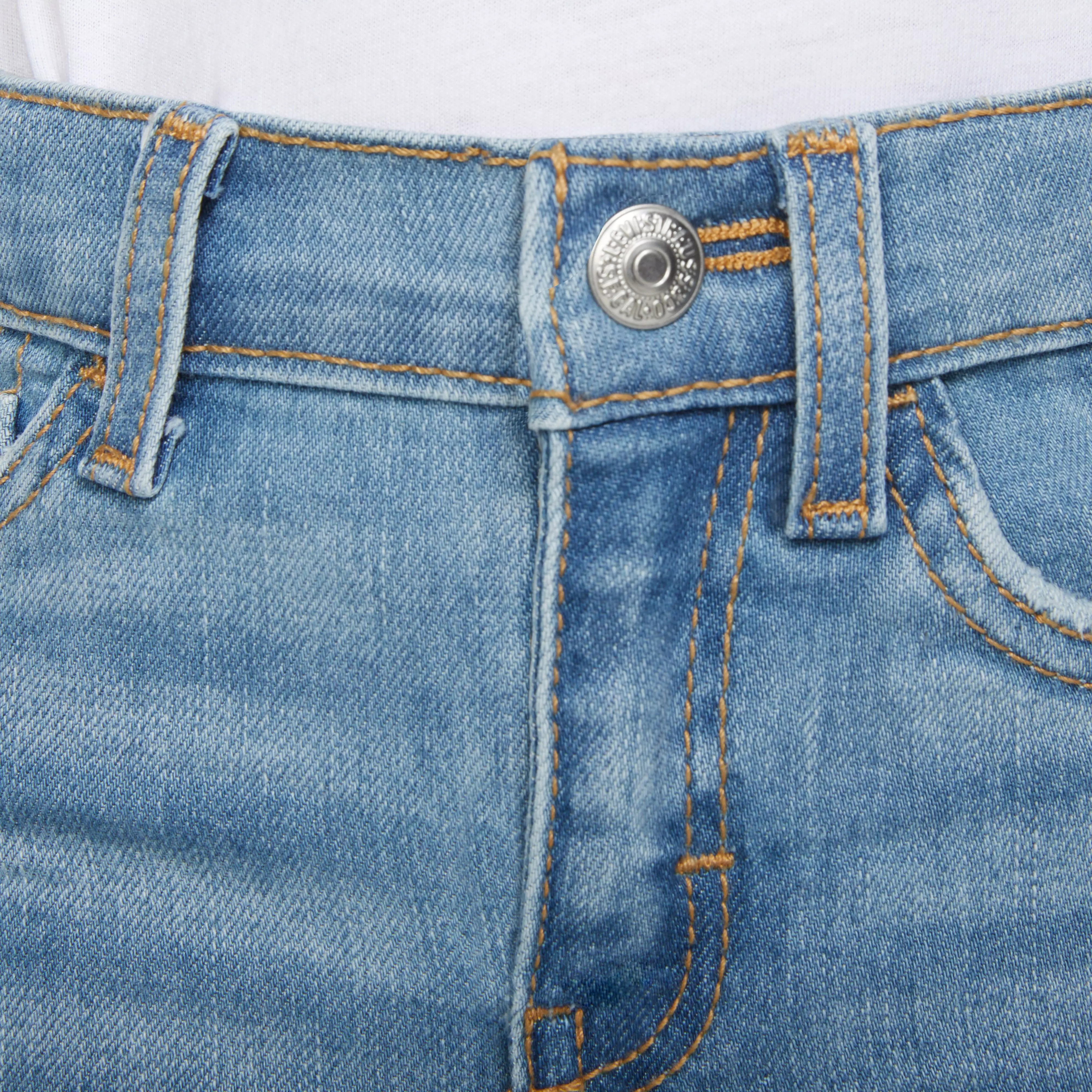 Levi's 720 High Rise Super Skinny Lt Wash Toddler Girls' Blue Denim Jeans - BLUE
