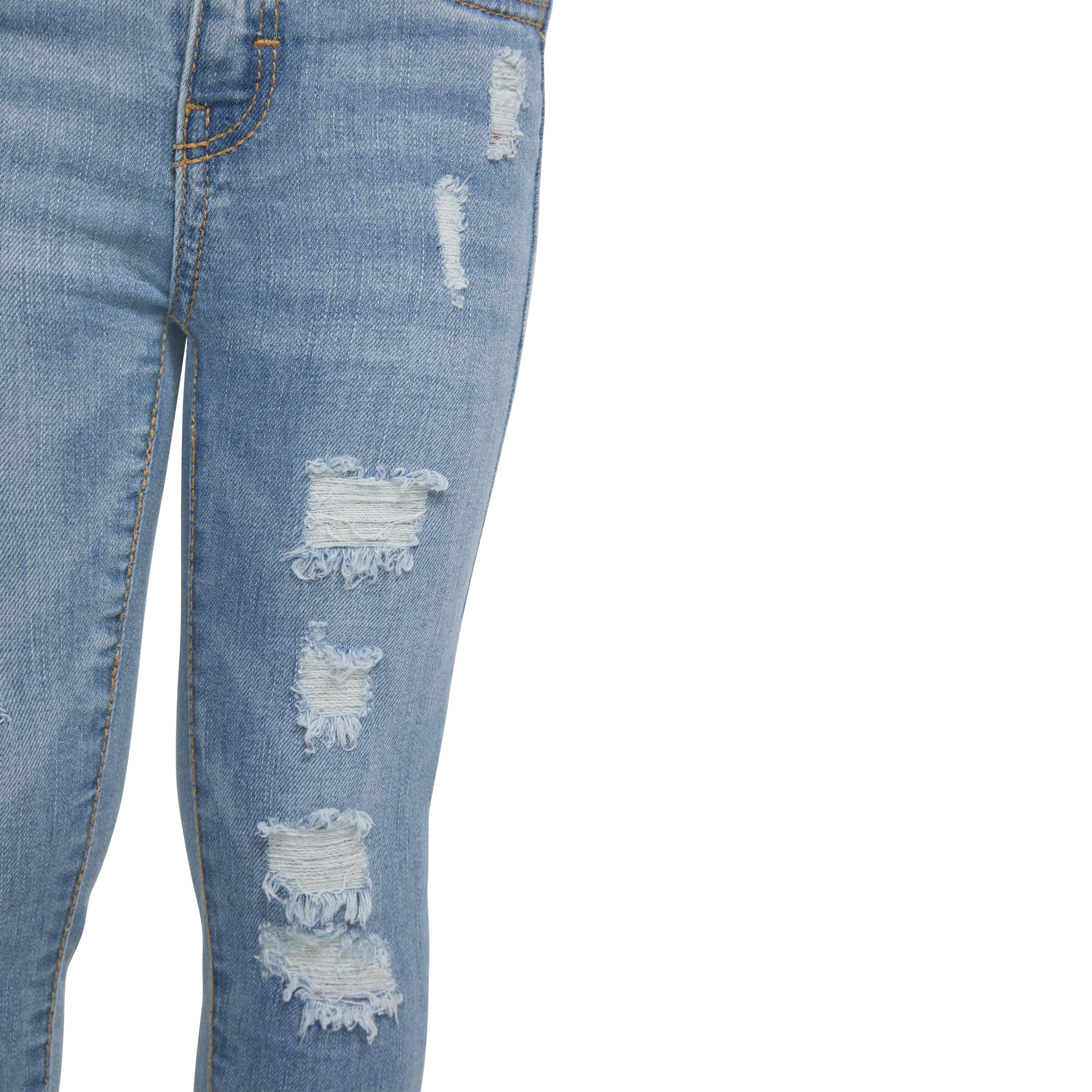 Levi's 720 High Rise Super Skinny Lt Wash Toddler Girls' Denim Jeans - Blue - BLUE Thumbnail View 6