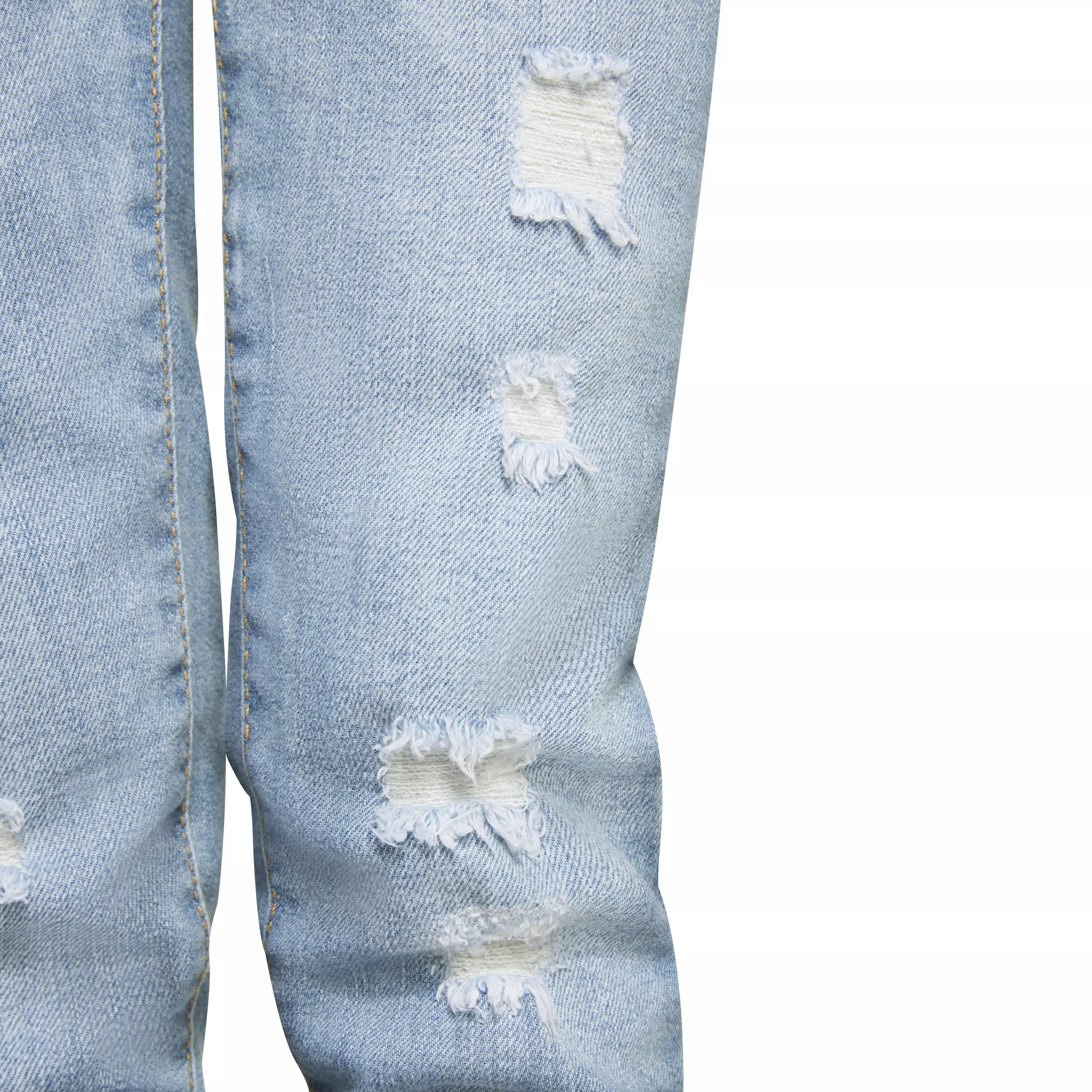 Levi's 720 High Rise Super Skinny Lt Wash Little Girls' Blue Denim Jeans - BLUE