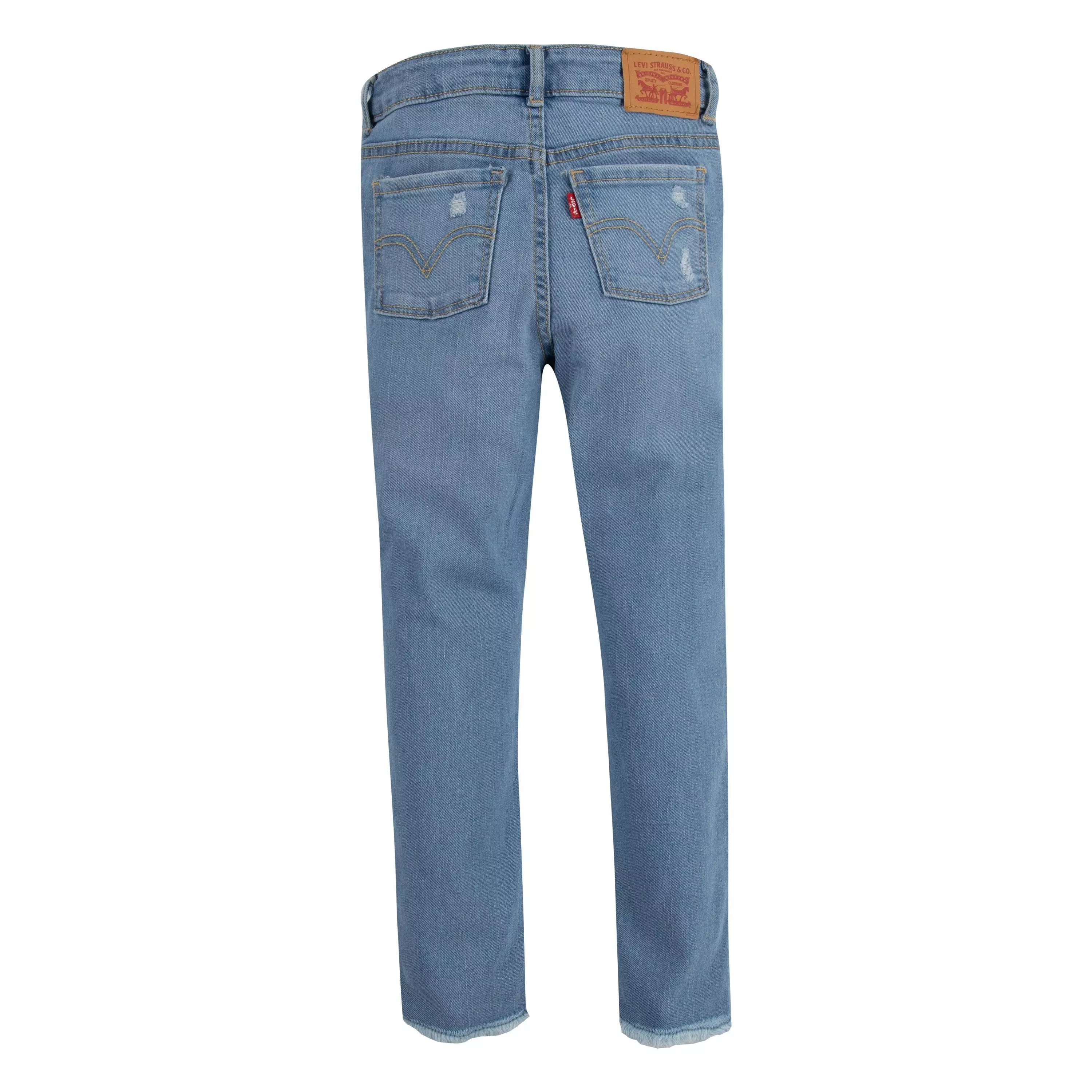 Levi's 720 High Rise Super Skinny Lt Wash Little Girls' Denim Jeans - Blue - BLUE