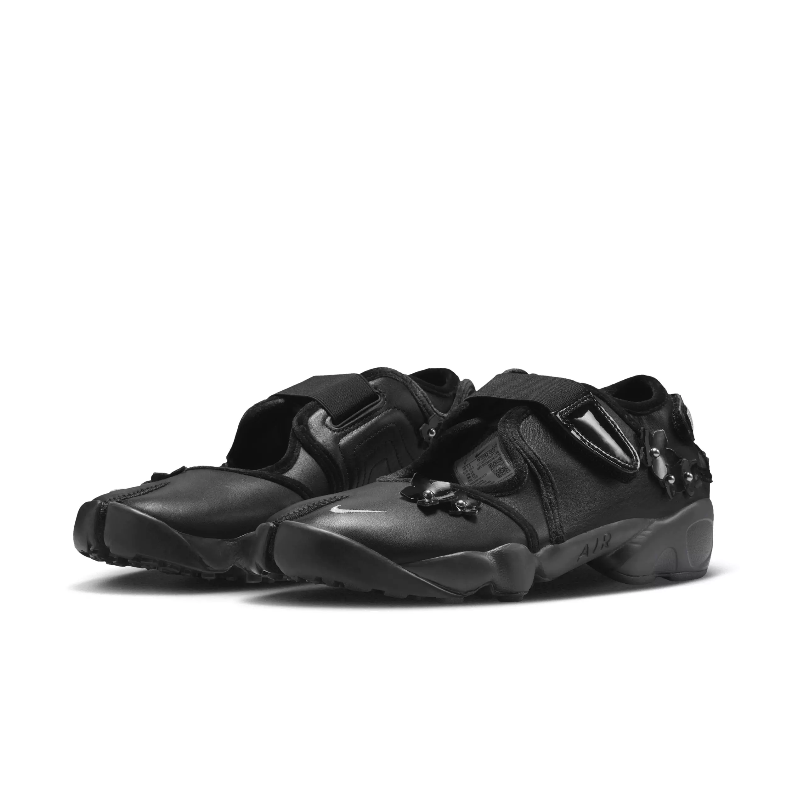 Nike Air Rift "Black/Wolf Grey/Metallic Silver" Women's Shoe - BLACK/GREY/SILVER
