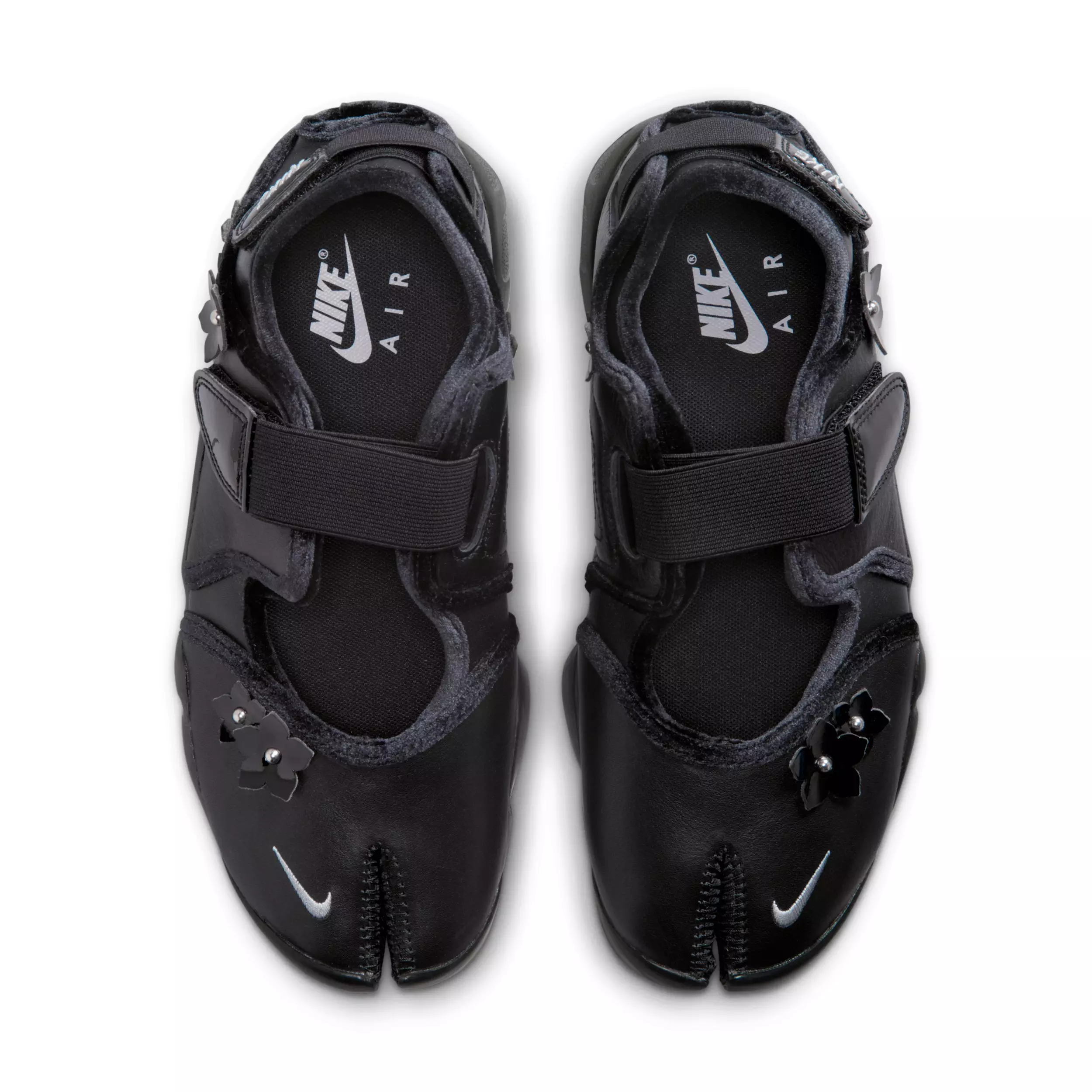 Nike Air Rift "Black/Wolf Grey/Metallic Silver" Women's Shoe - BLACK/GREY/SILVER