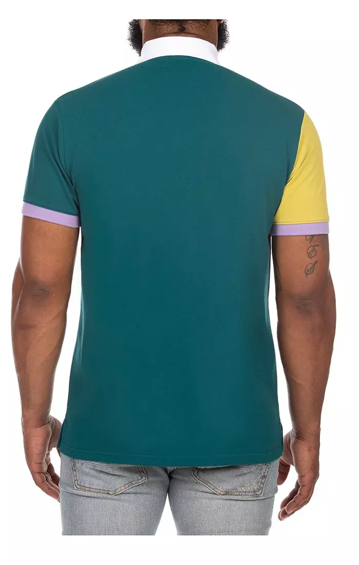 AKOO Men's Ambush Short Sleeve Polo - DK GREEN