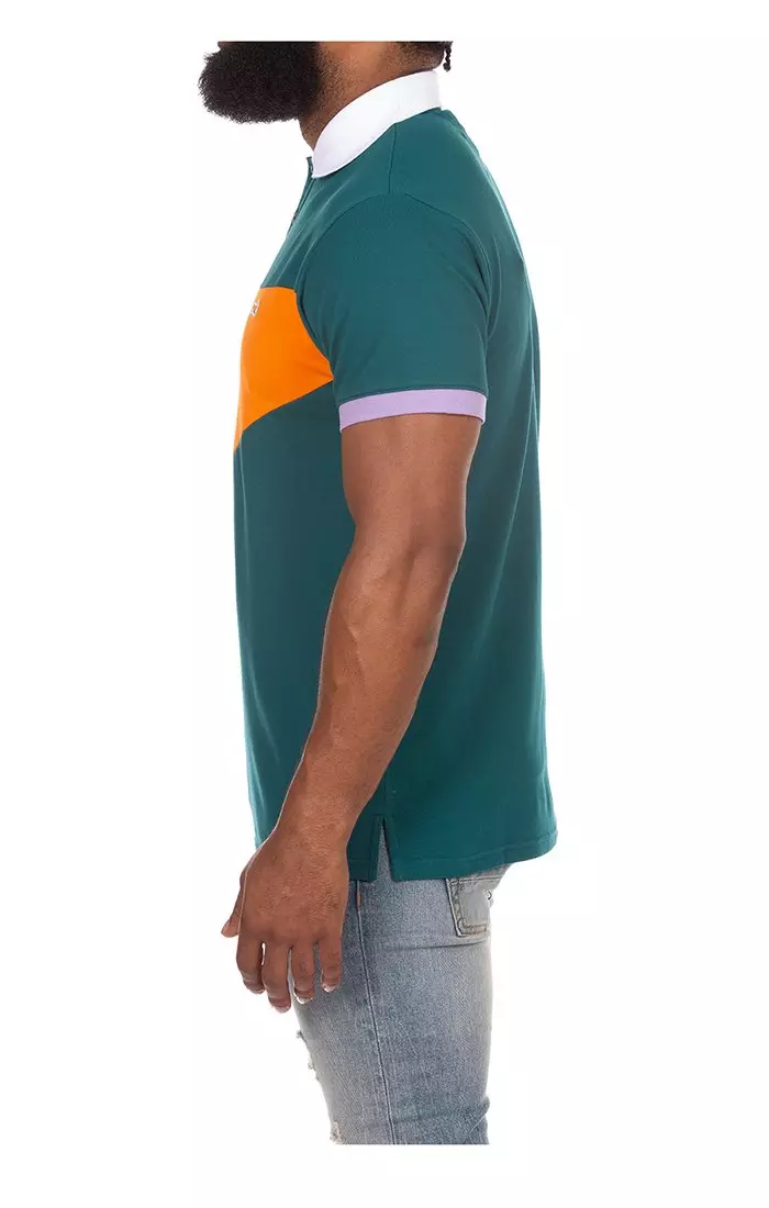 AKOO Men's Ambush Short Sleeve Polo - DK GREEN