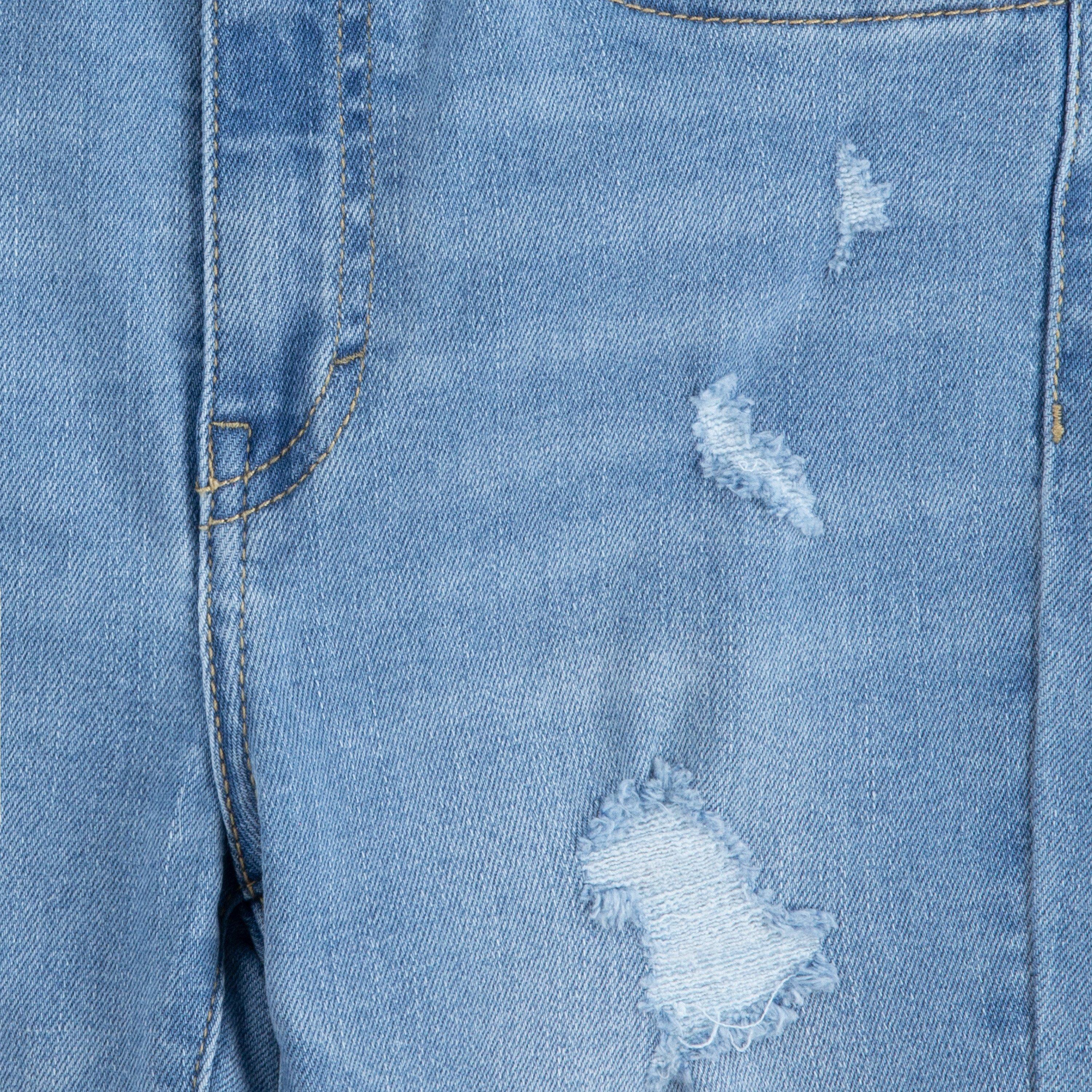 Levi's 720 High Rise Super Skinny Lt Wash Big Girls' Blue Denim Jeans - BLUE Thumbnail View 4