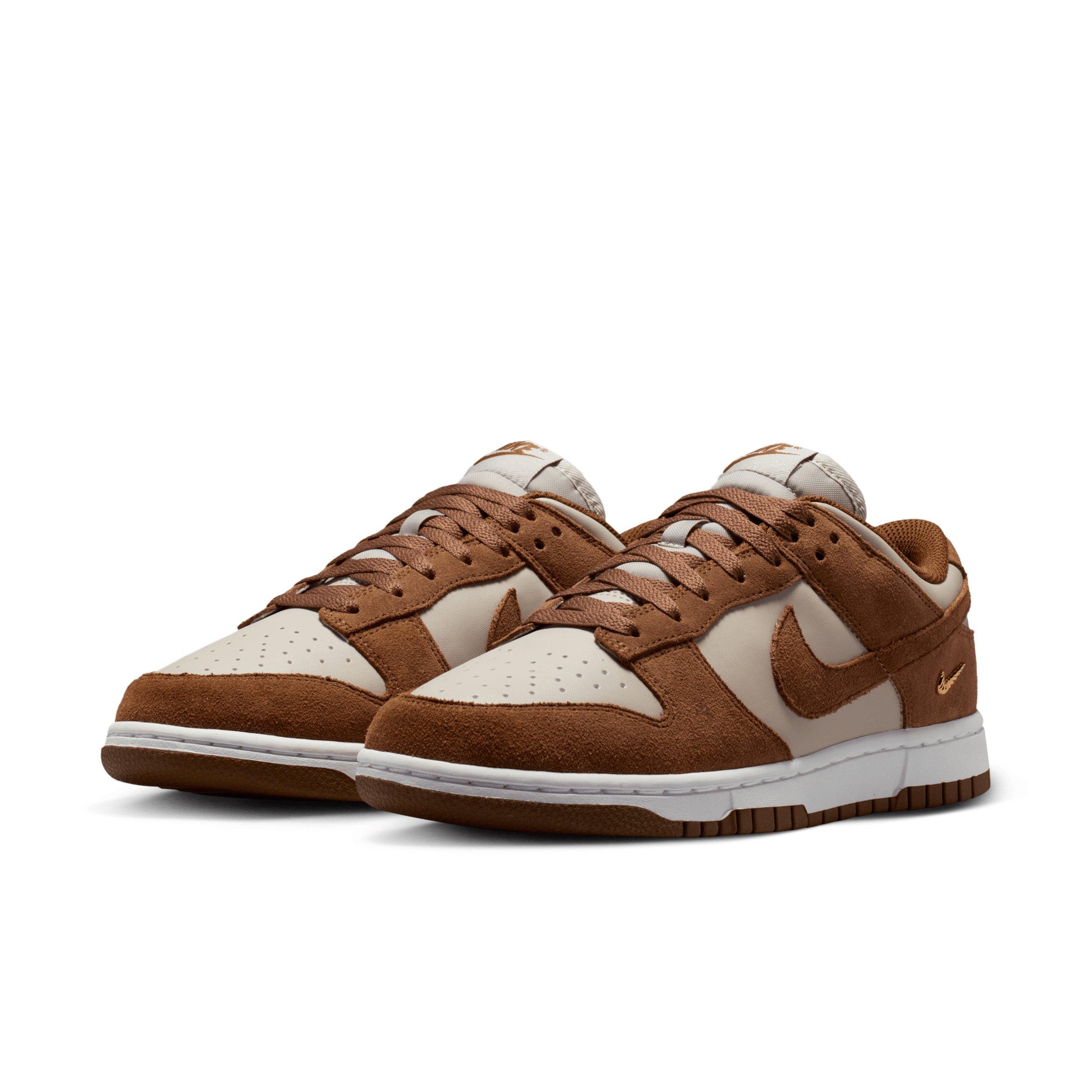 Nike Dunk Low "Light British Tan/Cream II/White/Light British Tan" Women's Shoe - LT TAN/CREAM/WHITE/LT TAN Thumbnail View 3