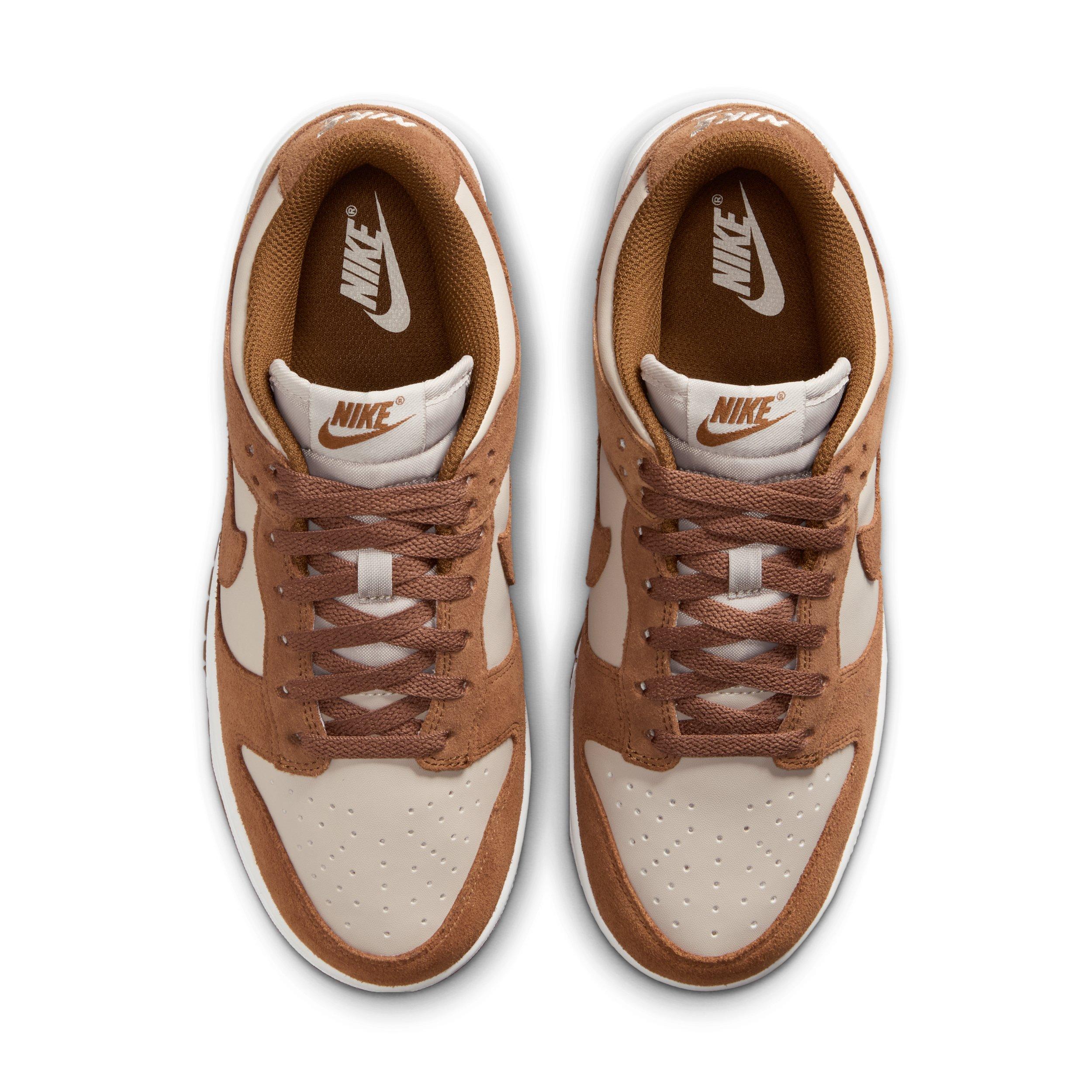 Nike Dunk Low "Light British Tan/Cream II/White/Light British Tan" Women's Shoe - LT TAN/CREAM/WHITE/LT TAN Thumbnail View 4